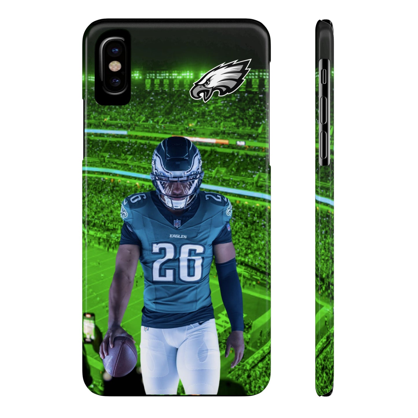 Philadelphia Eagles Saquon Barkley Slim Phone Cases - custom NFL cellphone case