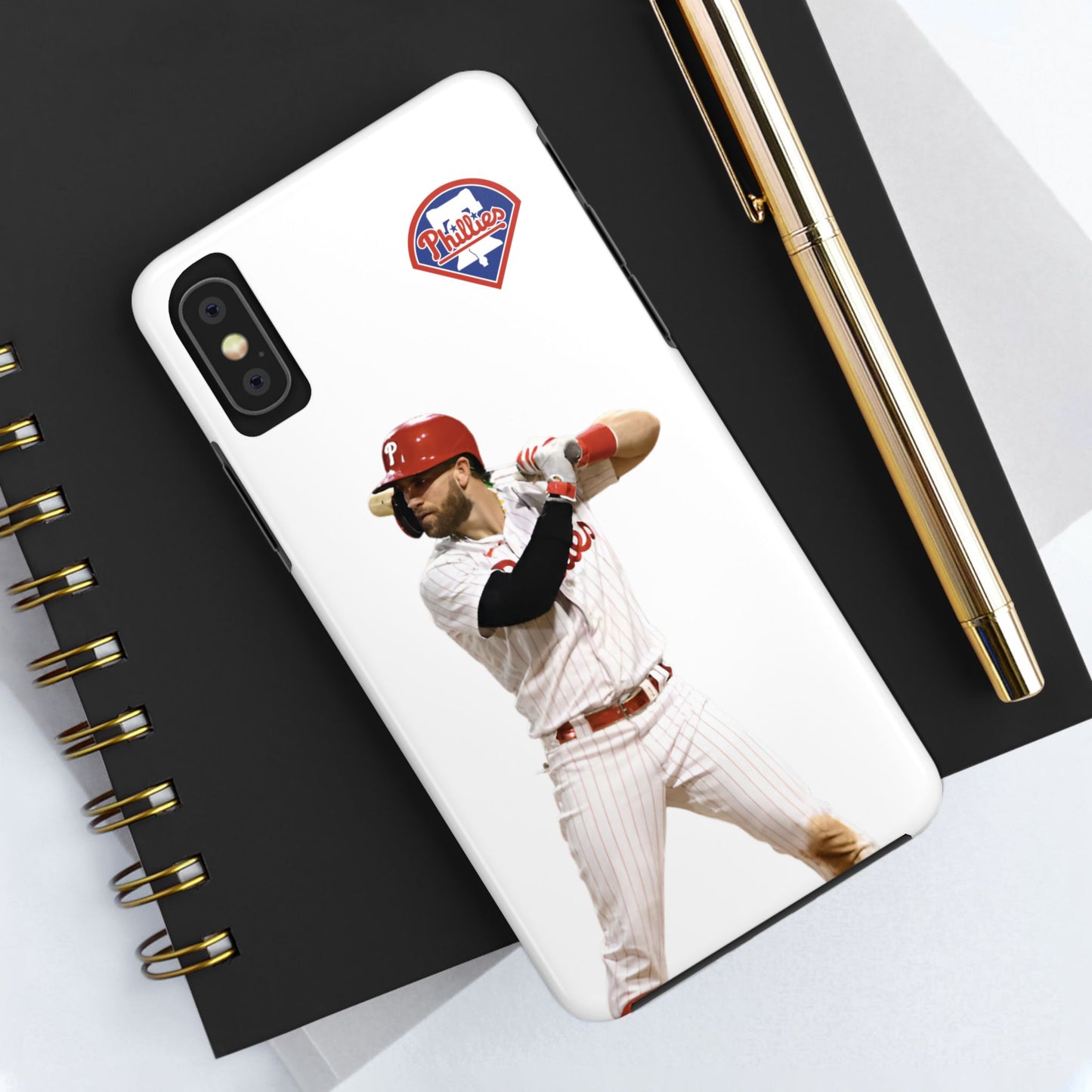 Philadelphia Phillies Tough Phone Cases Compatible with iPhone and Samsung