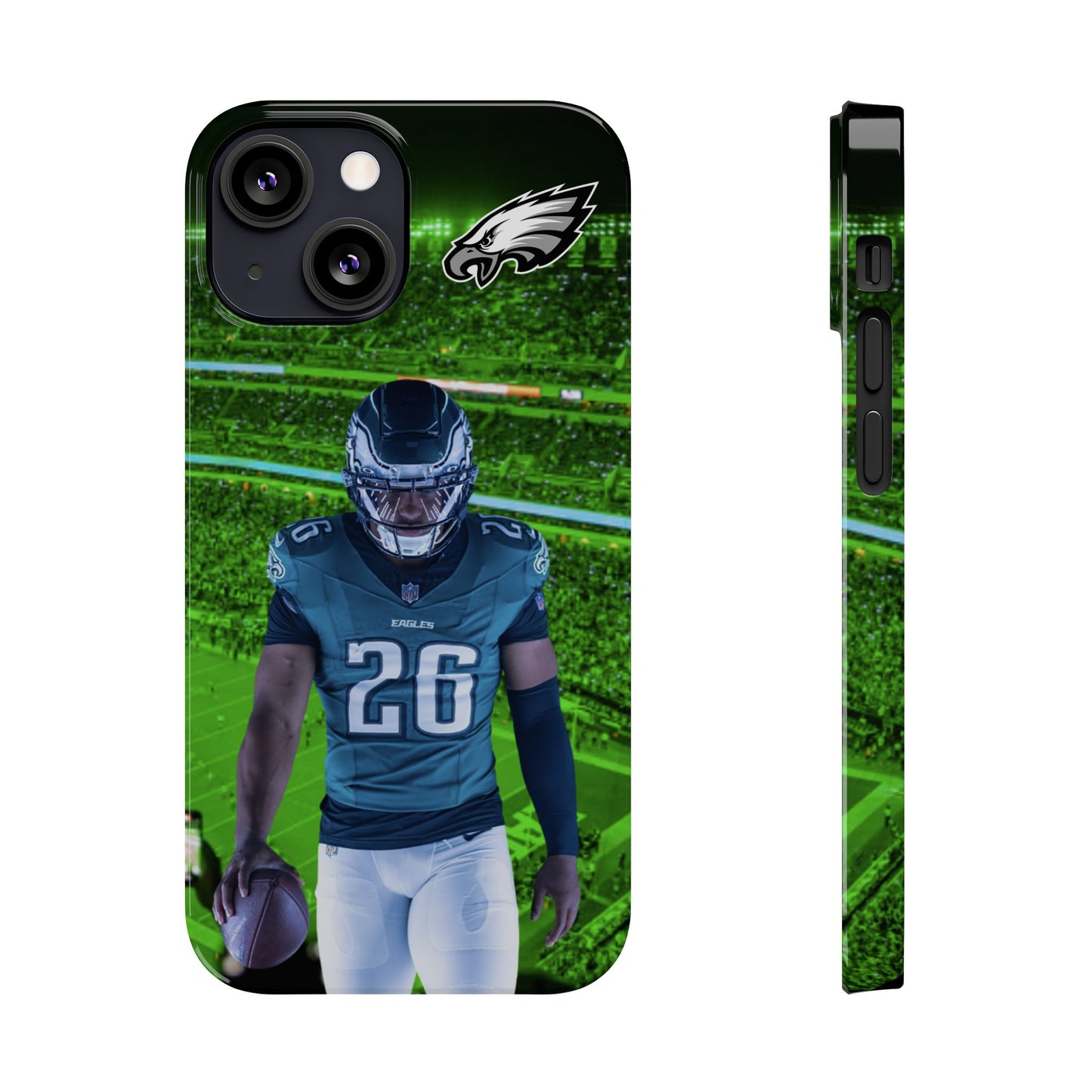 Philadelphia Eagles Saquon Barkley Slim Phone Cases - custom NFL cellphone case