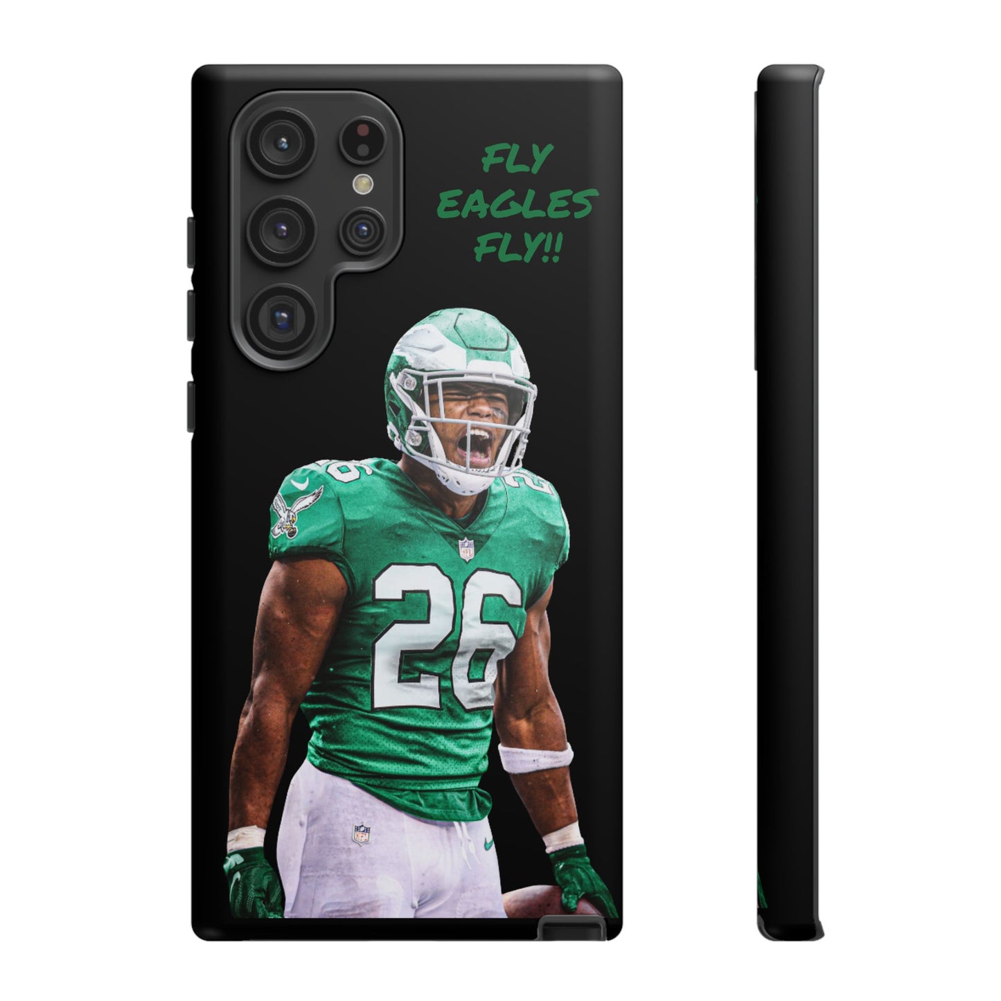 Philadelphia Eagles Saquon Barkley # 26 cell Phone case, iPhone case, nfl cell phone case, Eagles (Black case) Fly Eagles Fly!!