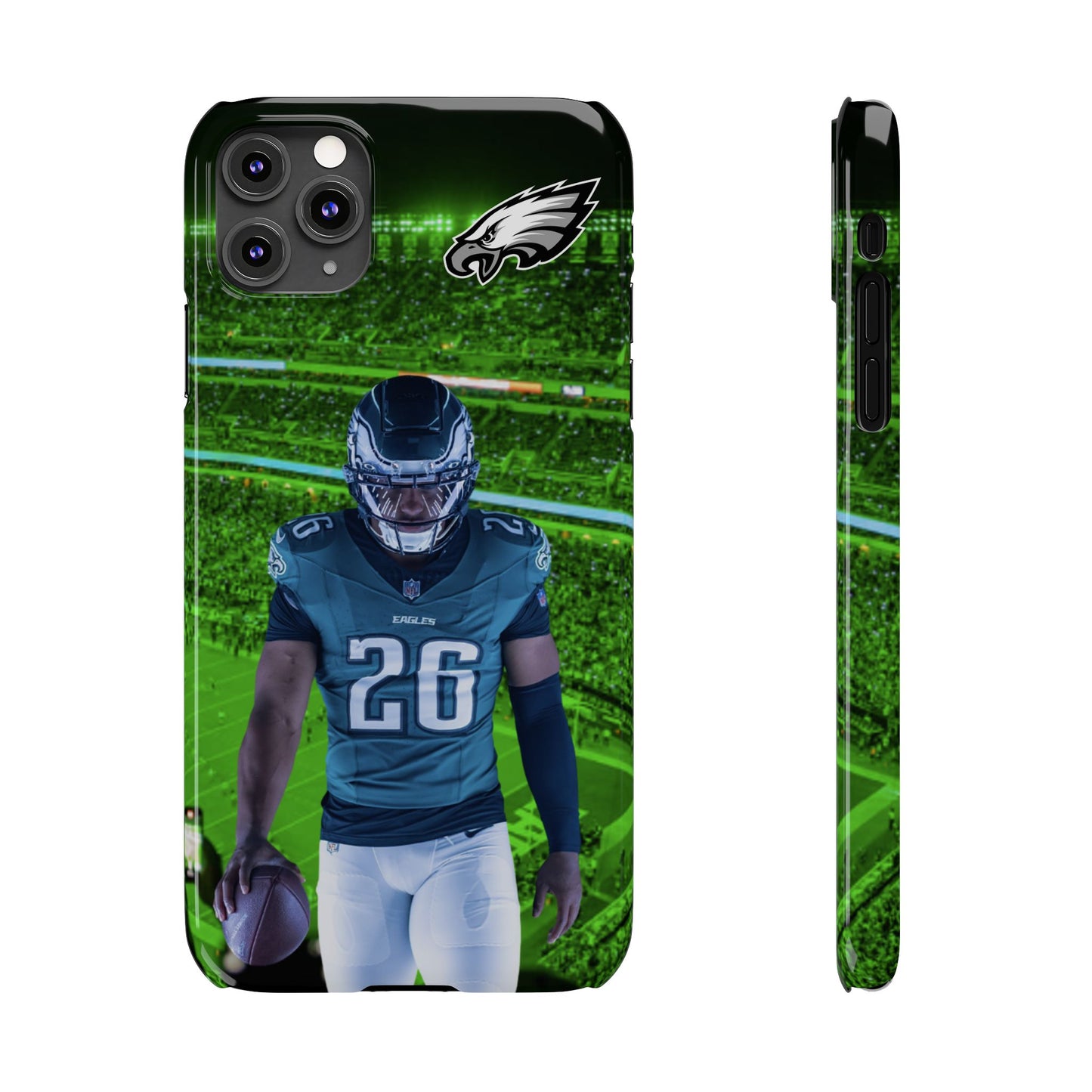 Philadelphia Eagles Saquon Barkley Slim Phone Cases - custom NFL cellphone case