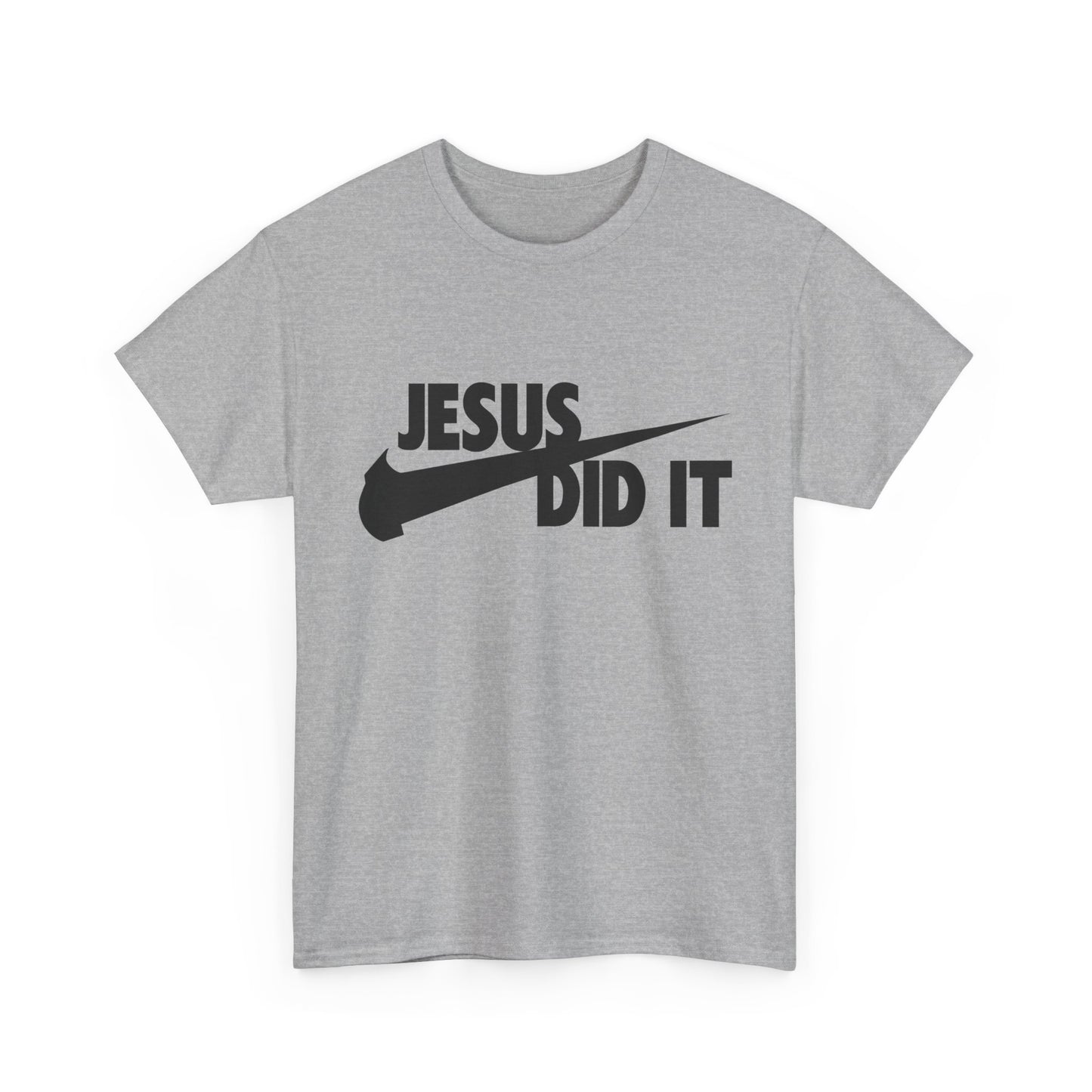 men's Christian t-shirt Jesus did it basketball Unisex Heavy Cotton Tee