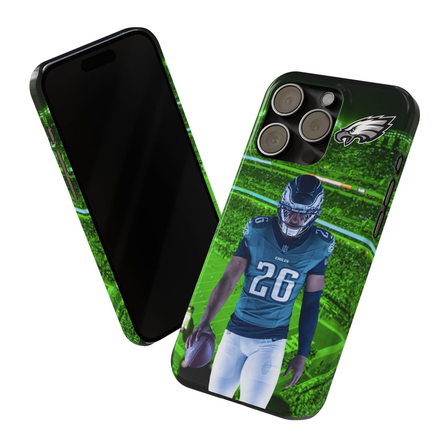 Philadelphia Eagles Saquon Barkley Slim Phone Cases - custom NFL cellphone case