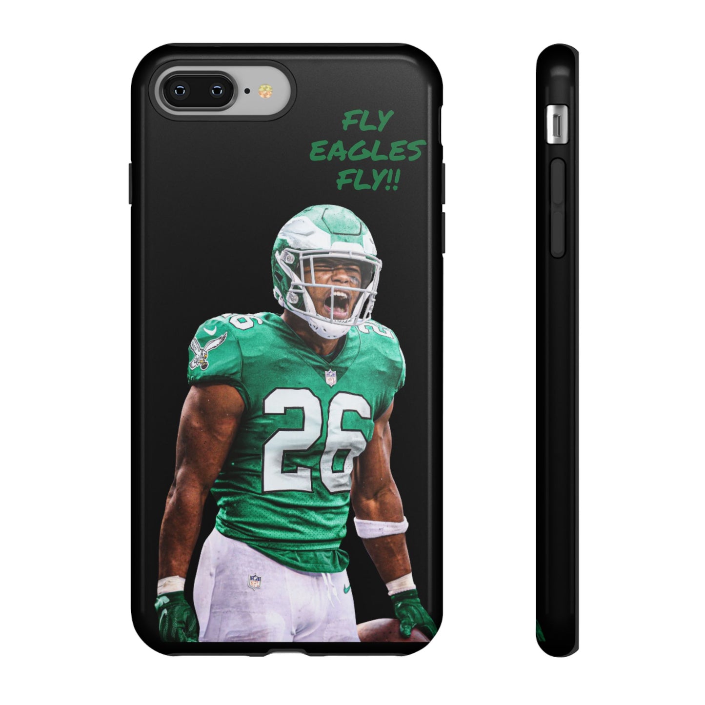 Philadelphia Eagles Saquon Barkley # 26 cell Phone case, iPhone case, nfl cell phone case, Eagles (Black case) Fly Eagles Fly!!