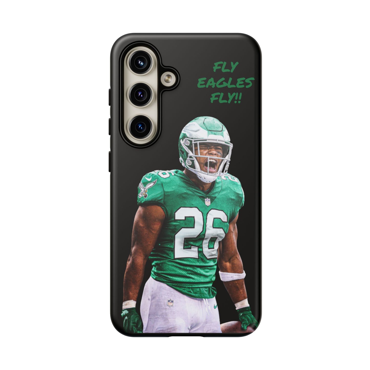 Philadelphia Eagles Saquon Barkley # 26 cell Phone case, iPhone case, nfl cell phone case, Eagles (Black case) Fly Eagles Fly!!