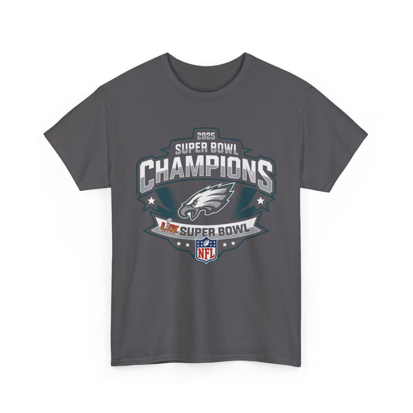 2025 LIX Super Bowl Champions Eagles t- shirt Gift For Fans S-5XL