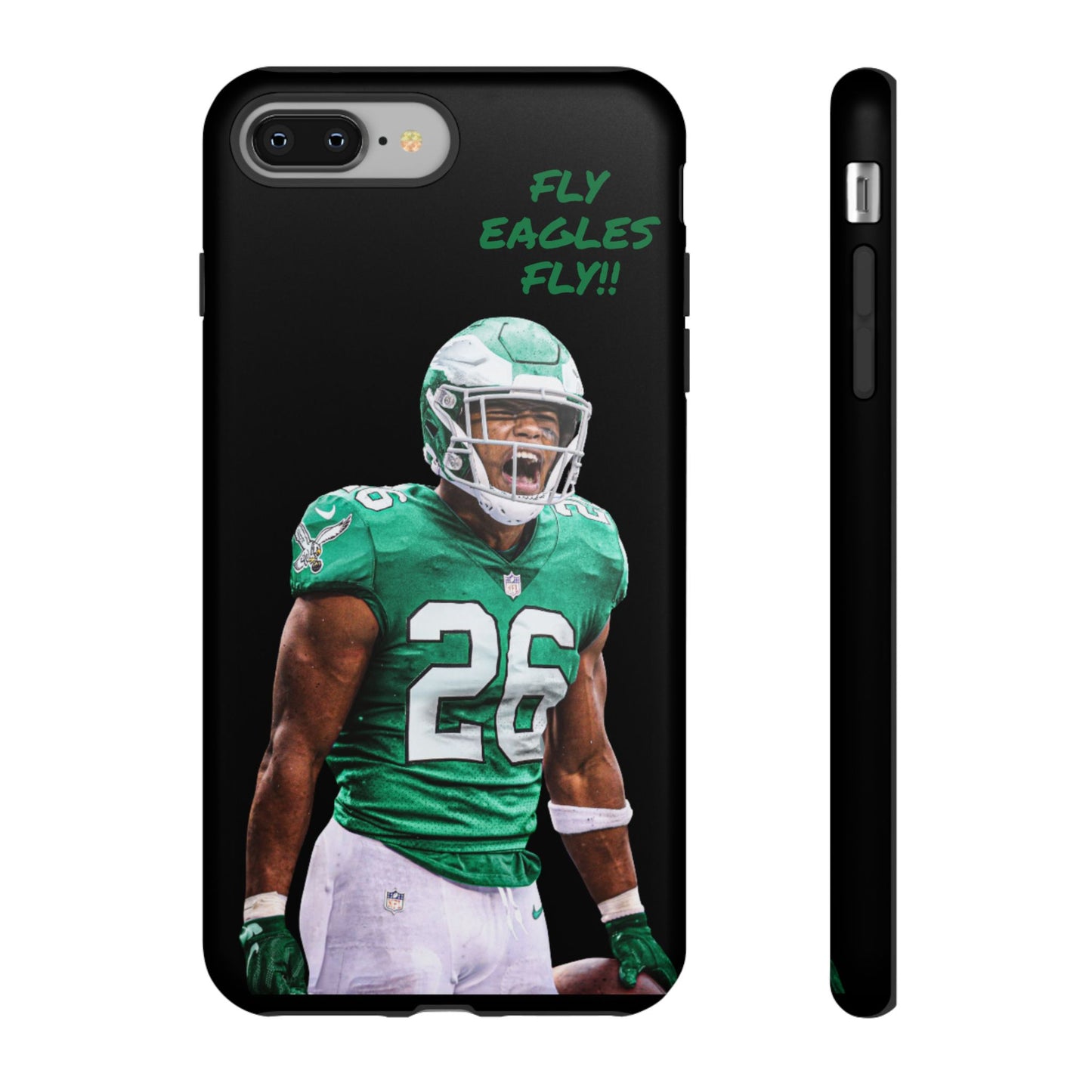 Philadelphia Eagles Saquon Barkley # 26 cell Phone case, iPhone case, nfl cell phone case, Eagles (Black case) Fly Eagles Fly!!