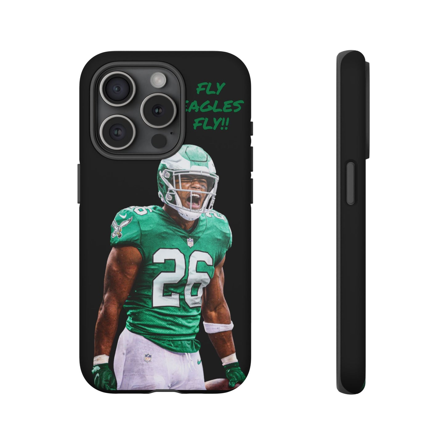 Philadelphia Eagles Saquon Barkley # 26 cell Phone case, iPhone case, nfl cell phone case, Eagles (Black case) Fly Eagles Fly!!