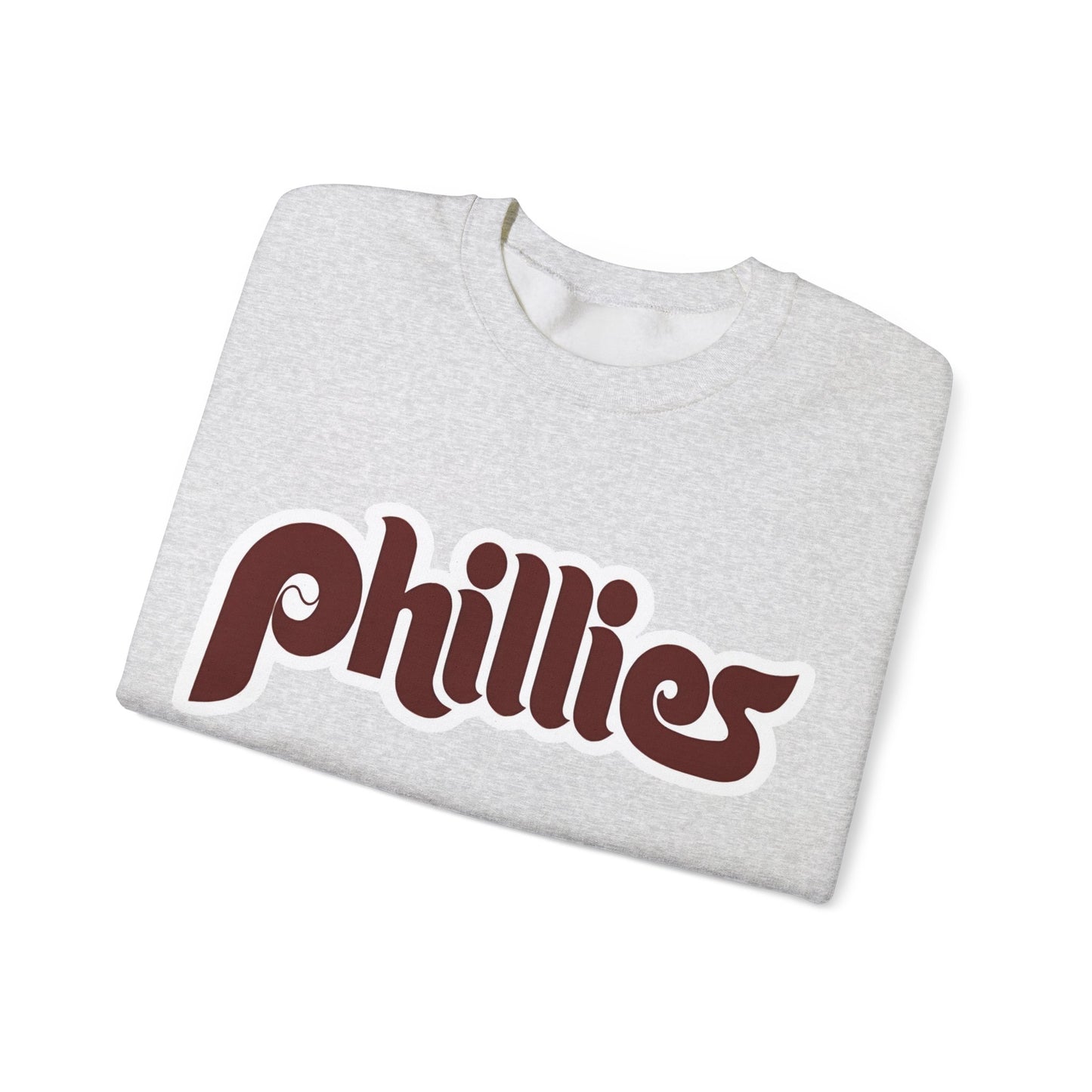 Philadelphia Phillies Retro Style 80's Phillies Logo Crewneck Sweater Sweatshirt