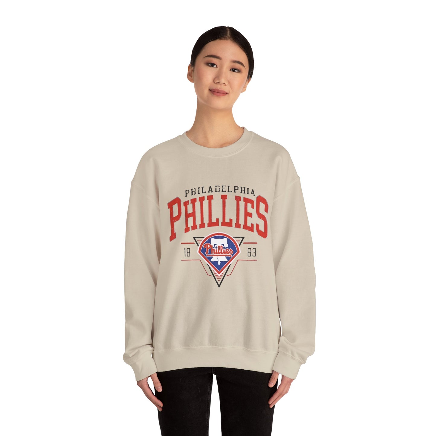 Custom Vintage MLB 90s  Philadelphia Phillies sweatshirt S - 3XL