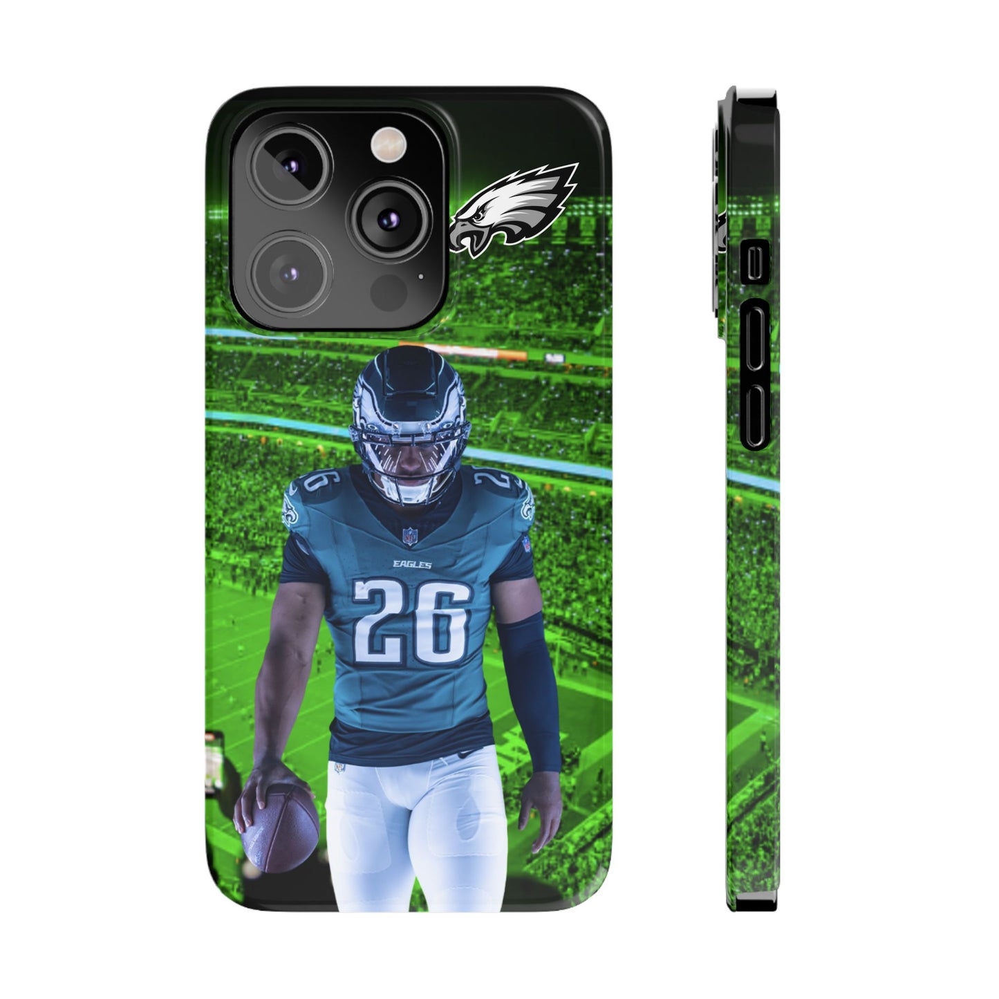 Philadelphia Eagles Saquon Barkley Slim Phone Cases - custom NFL cellphone case