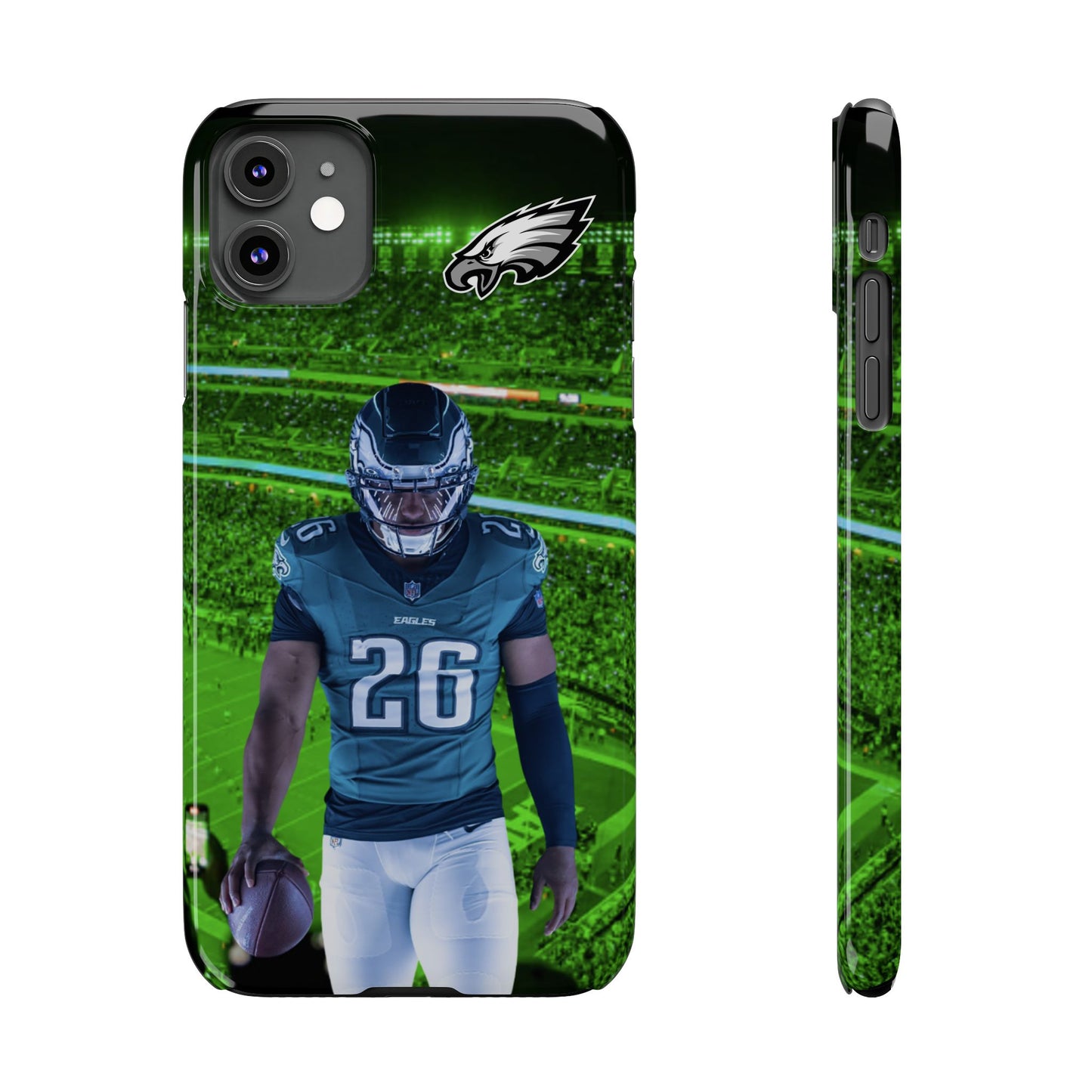 Philadelphia Eagles Saquon Barkley Slim Phone Cases - custom NFL cellphone case