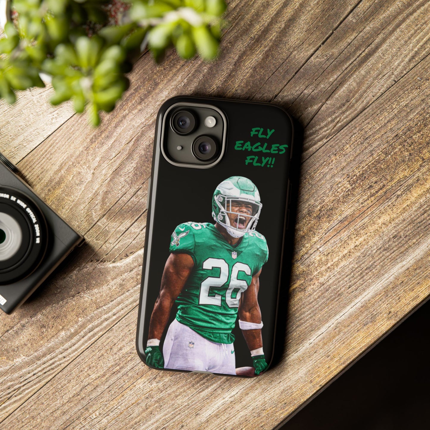 Philadelphia Eagles Saquon Barkley # 26 cell Phone case, iPhone case, nfl cell phone case, Eagles (Black case) Fly Eagles Fly!!