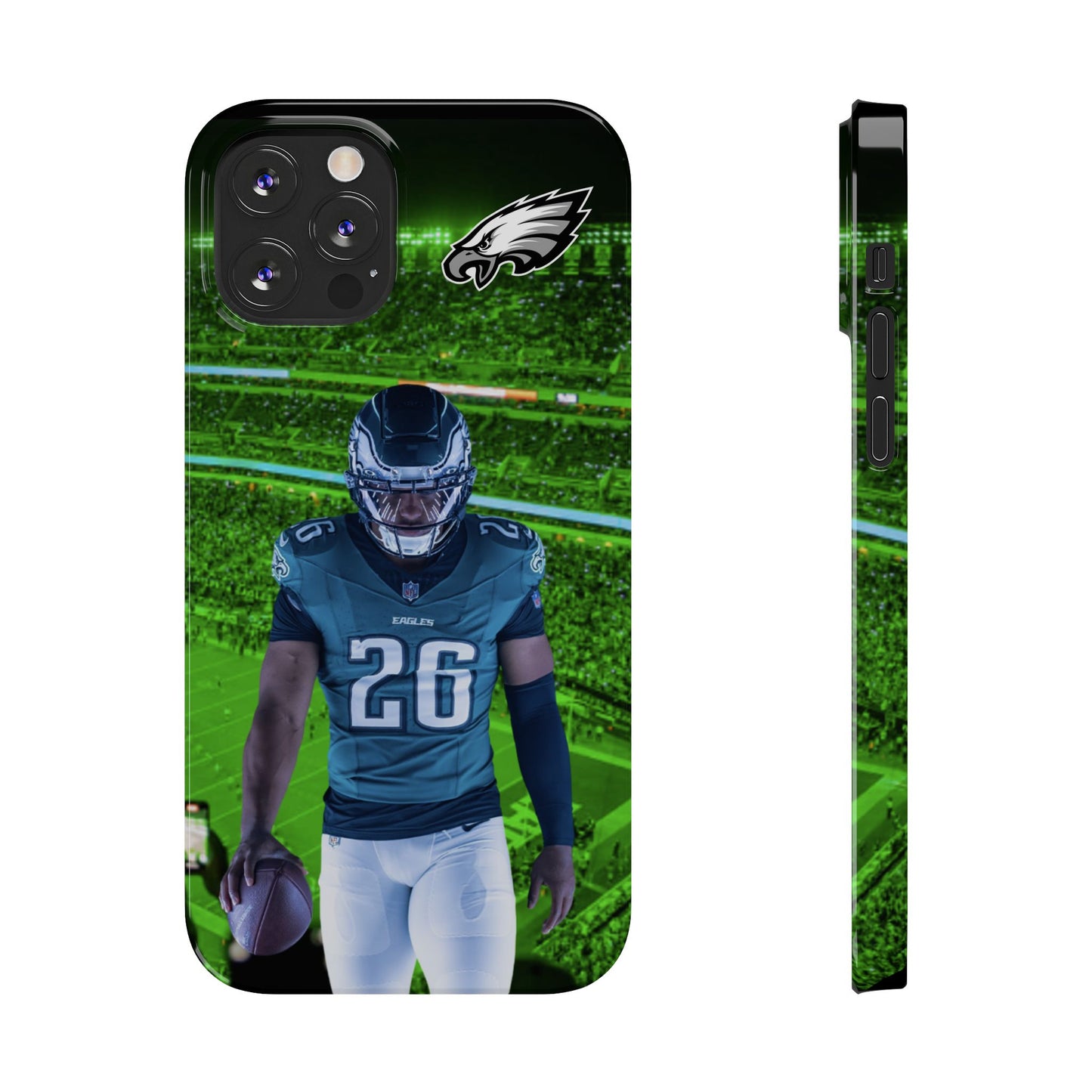 Philadelphia Eagles Saquon Barkley Slim Phone Cases - custom NFL cellphone case