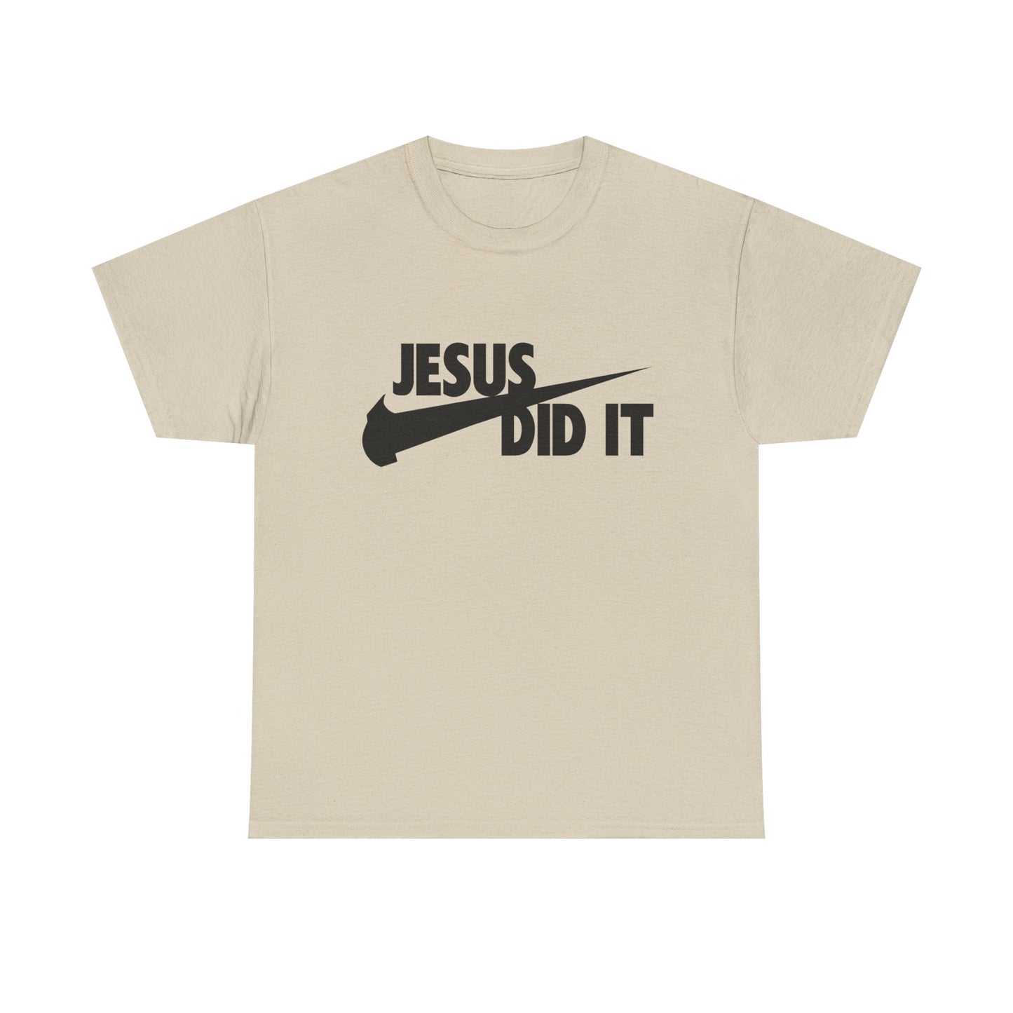 men's Christian t-shirt Jesus did it basketball Unisex Heavy Cotton Tee
