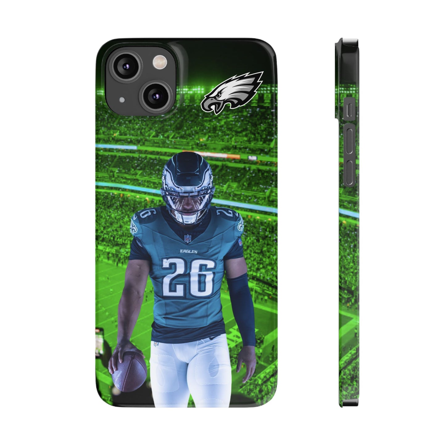 Philadelphia Eagles Saquon Barkley Slim Phone Cases - custom NFL cellphone case