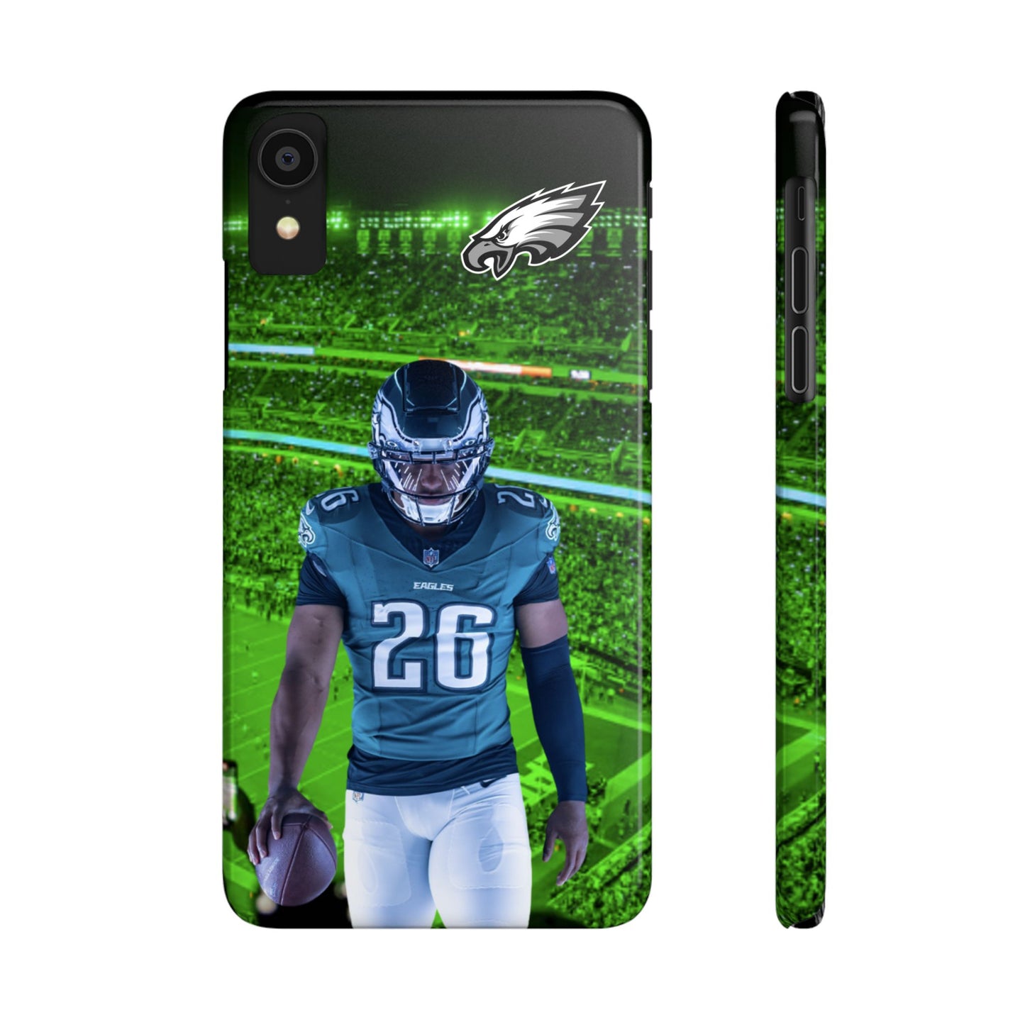 Philadelphia Eagles Saquon Barkley Slim Phone Cases - custom NFL cellphone case