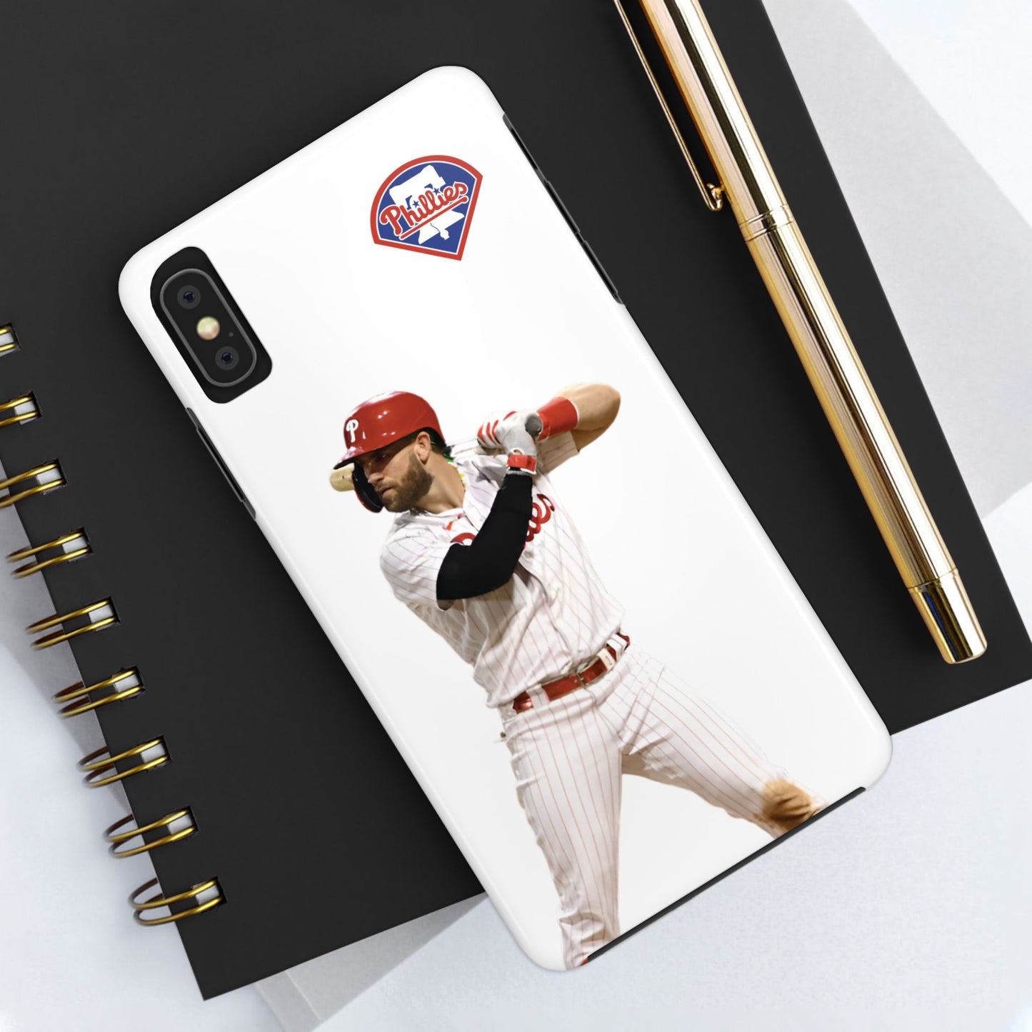 Philadelphia Phillies Tough Phone Cases Compatible with iPhone and Samsung