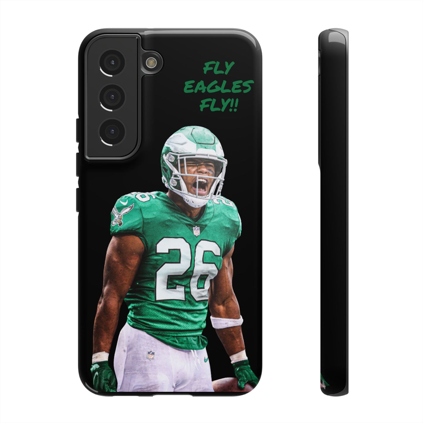 Philadelphia Eagles Saquon Barkley # 26 cell Phone case, iPhone case, nfl cell phone case, Eagles (Black case) Fly Eagles Fly!!