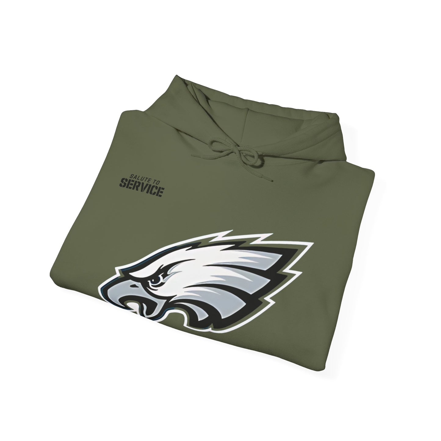 Philadelphia Eagles 2024 Salute to Service Club Fleece Pullover Hoodie