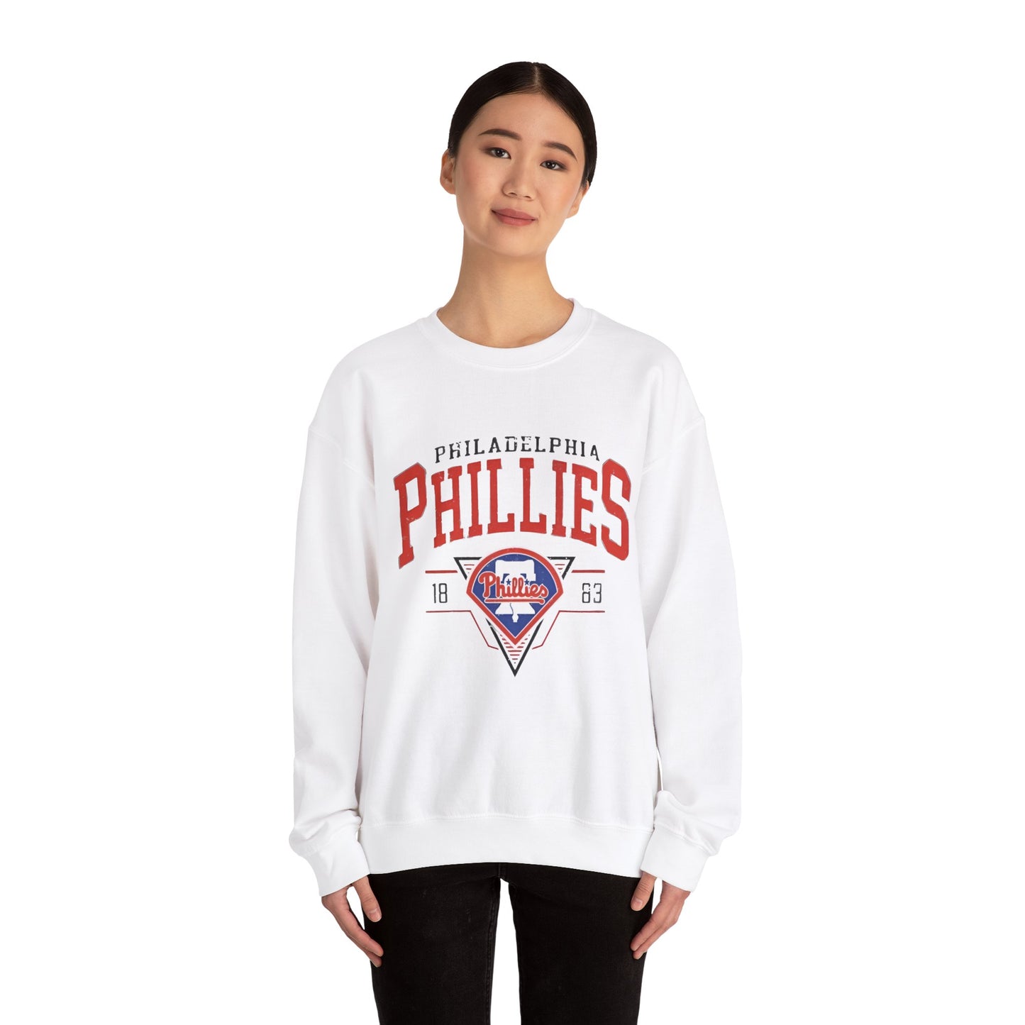 Custom Vintage MLB 90s  Philadelphia Phillies sweatshirt S - 3XL