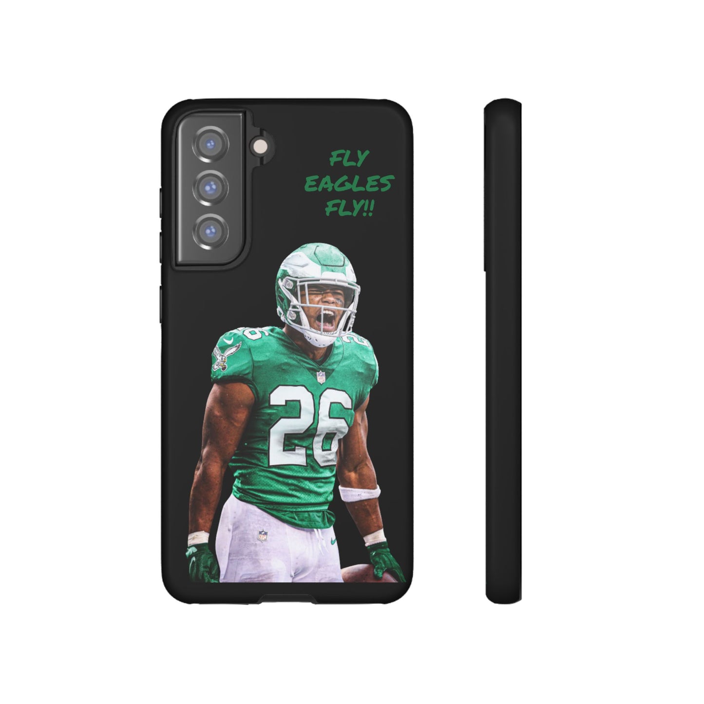 Philadelphia Eagles Saquon Barkley # 26 cell Phone case, iPhone case, nfl cell phone case, Eagles (Black case) Fly Eagles Fly!!