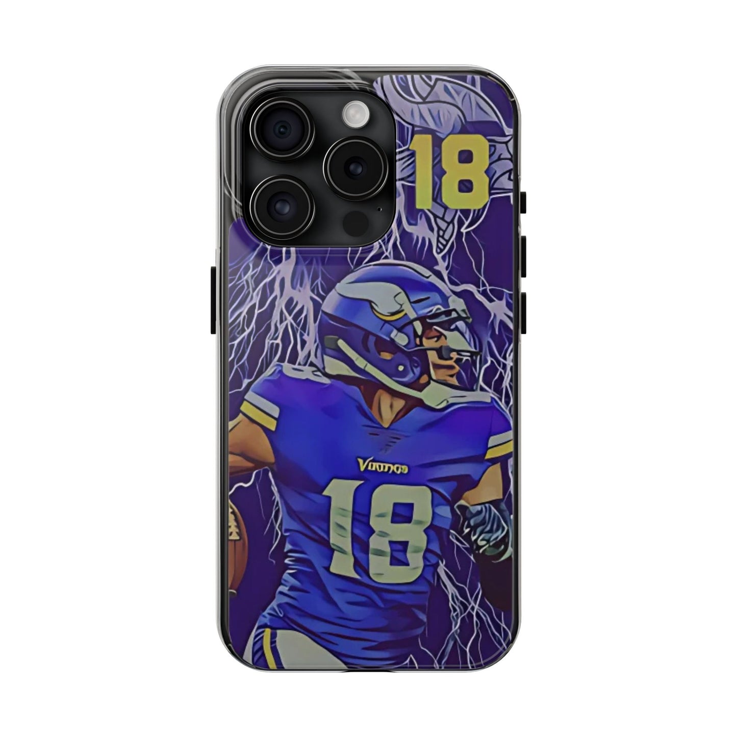 Justin Jefferson Minnesota Vikings iPhone cell phone Cases