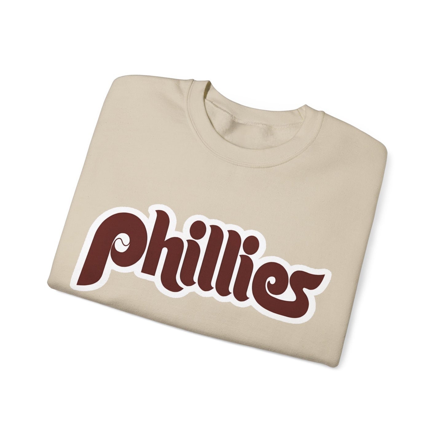 Philadelphia Phillies Retro Style 80's Phillies Logo Crewneck Sweater Sweatshirt