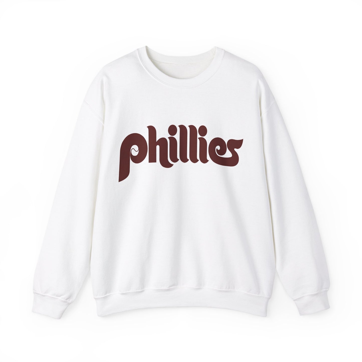 Philadelphia Phillies Retro Style 80's Phillies Logo Crewneck Sweater Sweatshirt