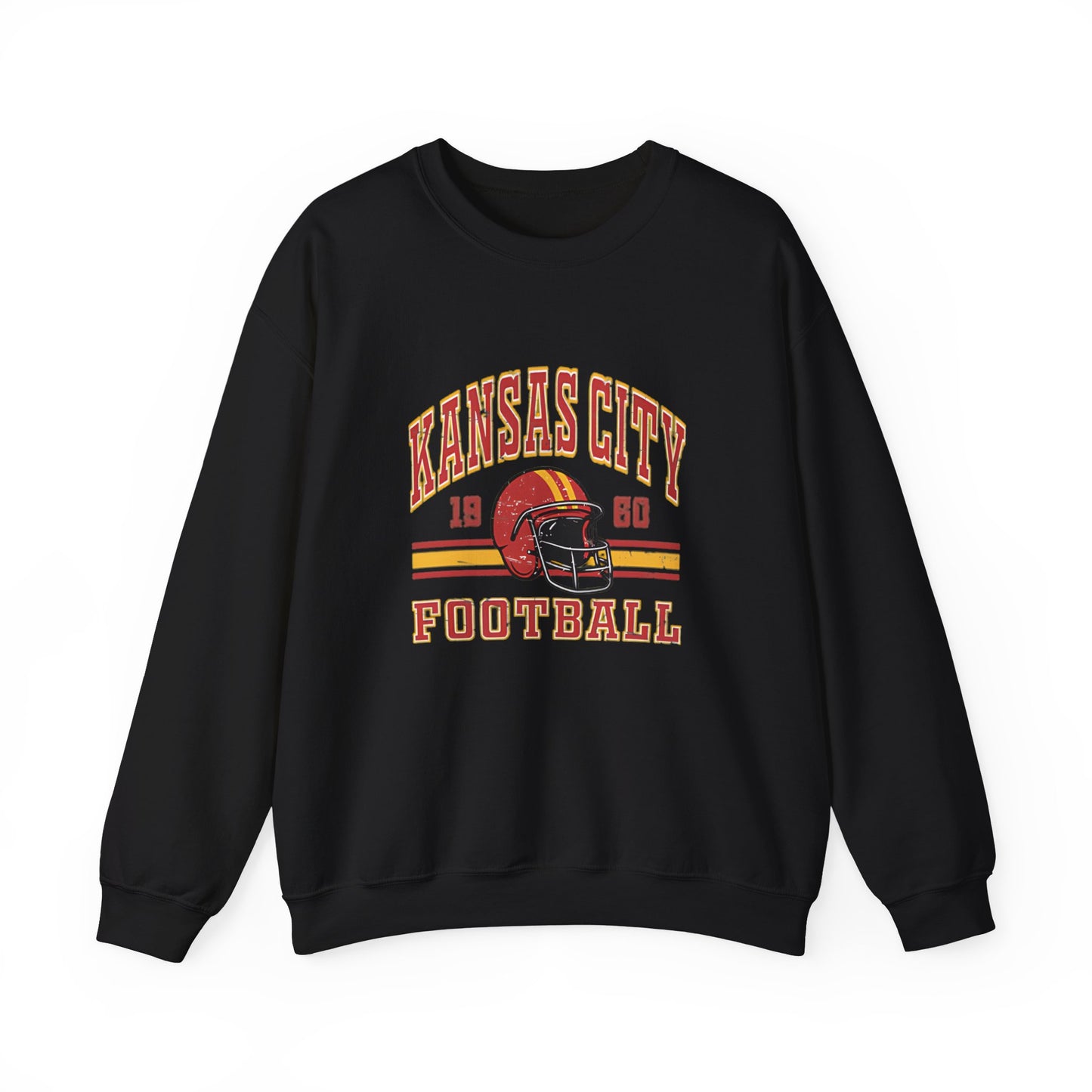 Vintage Style Kansas City Football Sweatshirt and Hoodie, Kansas City Football Sweatshirt, Unisex  Kansas City SWEATSHIRT