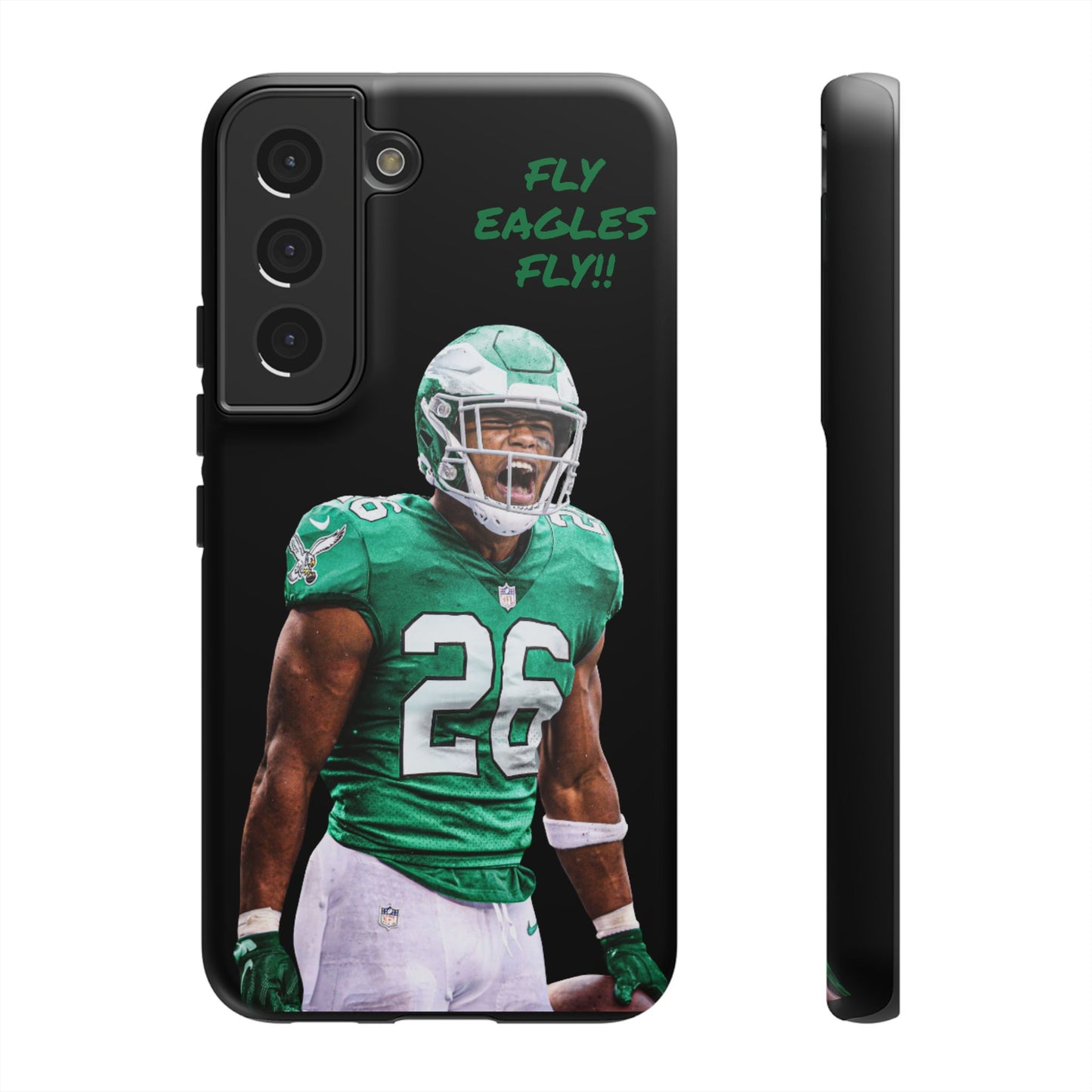 Philadelphia Eagles Saquon Barkley # 26 cell Phone case, iPhone case, nfl cell phone case, Eagles (Black case) Fly Eagles Fly!!