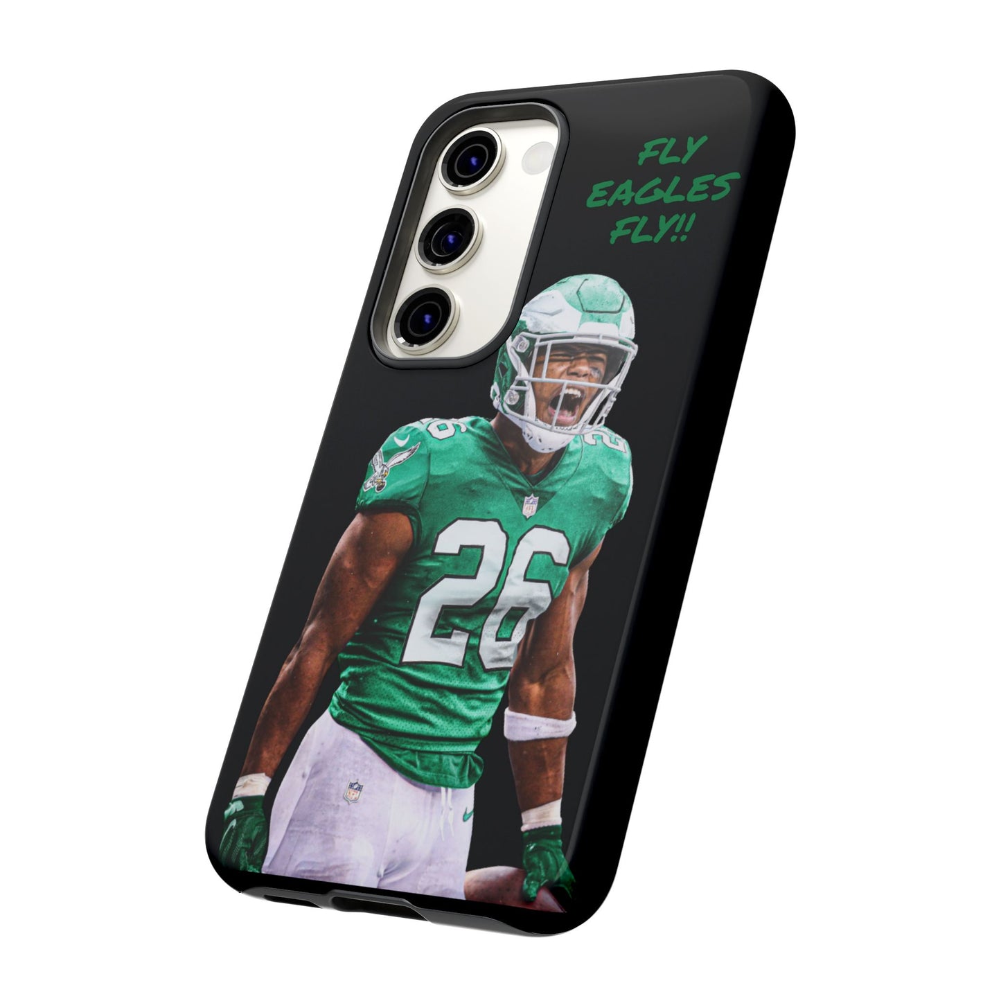 Philadelphia Eagles Saquon Barkley # 26 cell Phone case, iPhone case, nfl cell phone case, Eagles (Black case) Fly Eagles Fly!!