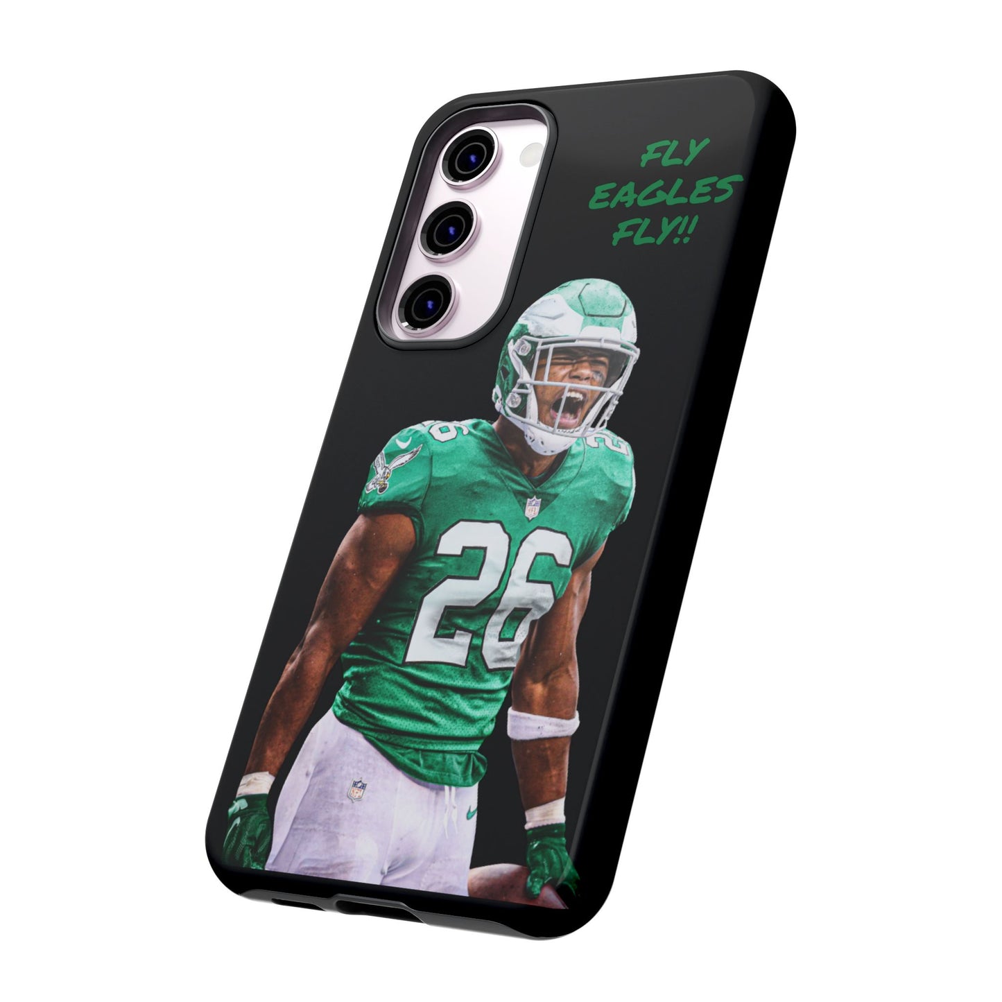 Philadelphia Eagles Saquon Barkley # 26 cell Phone case, iPhone case, nfl cell phone case, Eagles (Black case) Fly Eagles Fly!!