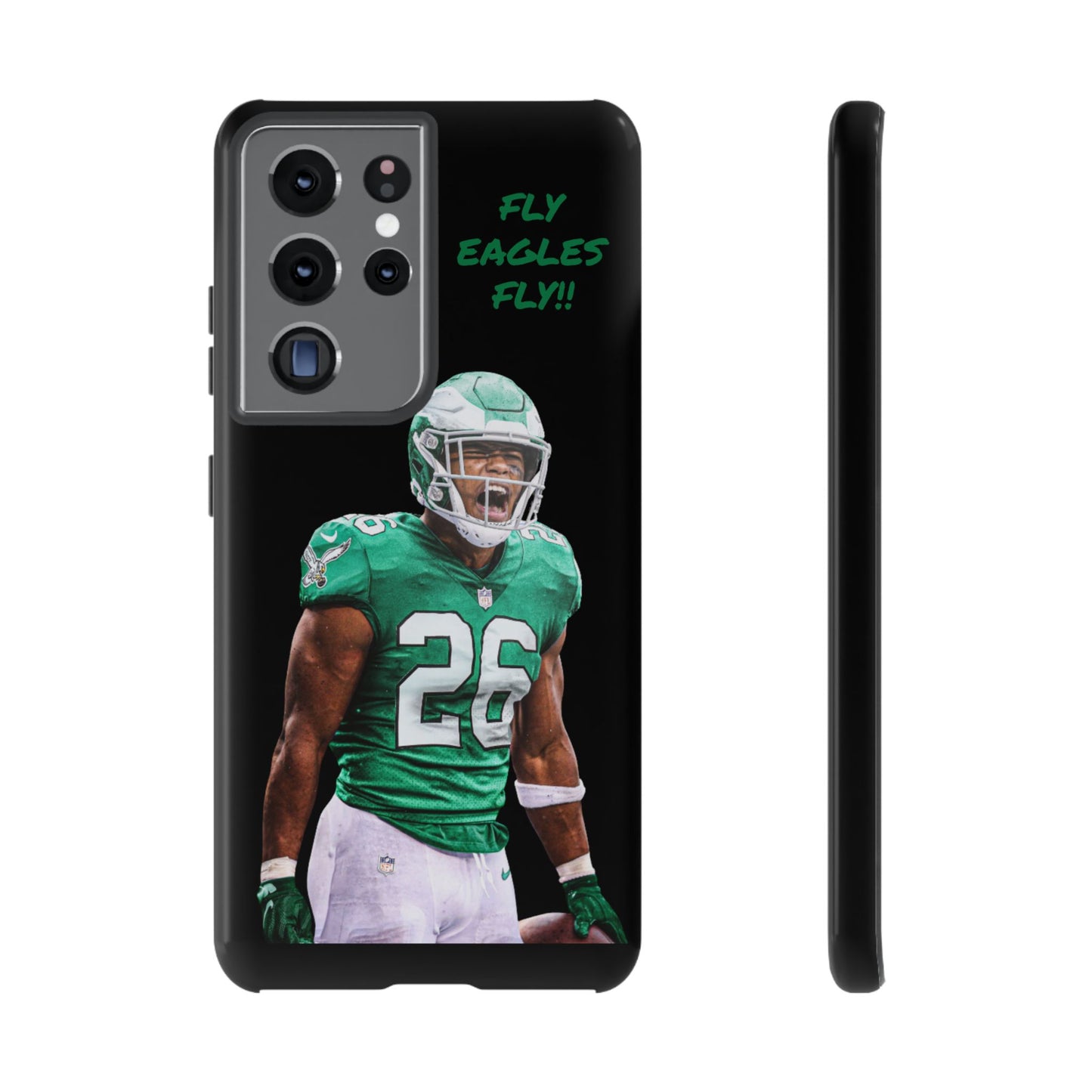 Philadelphia Eagles Saquon Barkley # 26 cell Phone case, iPhone case, nfl cell phone case, Eagles (Black case) Fly Eagles Fly!!