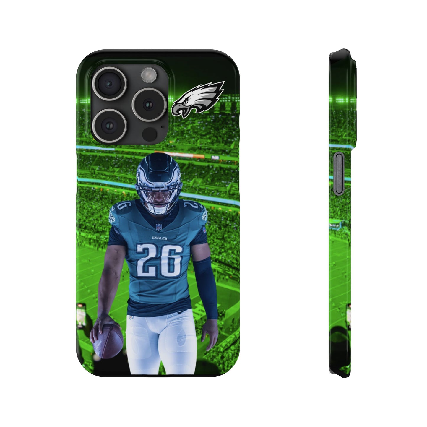 Philadelphia Eagles Saquon Barkley Slim Phone Cases - custom NFL cellphone case