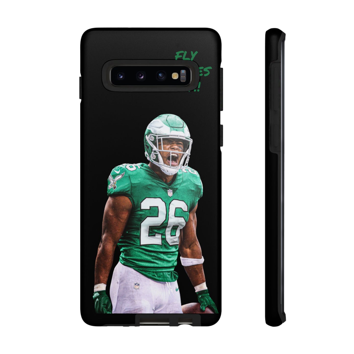 Philadelphia Eagles Saquon Barkley # 26 cell Phone case, iPhone case, nfl cell phone case, Eagles (Black case) Fly Eagles Fly!!