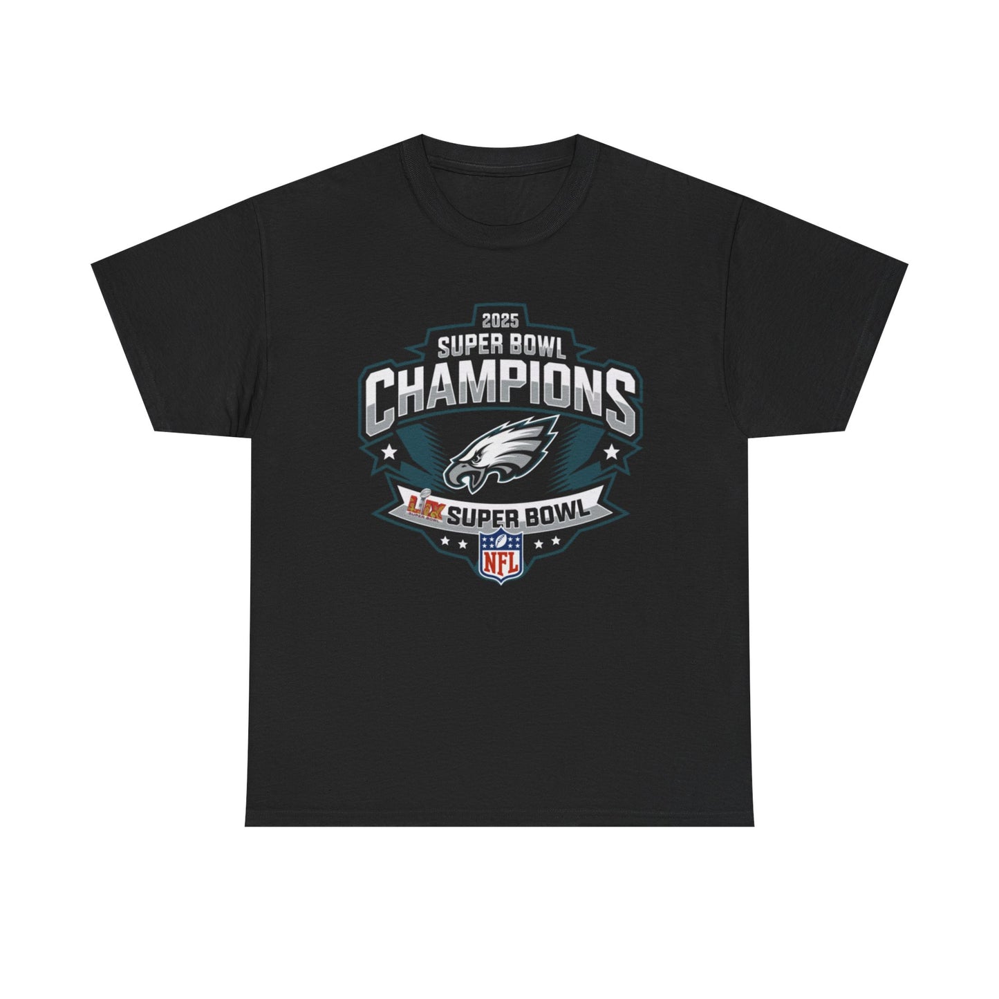 2025 LIX Super Bowl Champions Eagles t- shirt Gift For Fans S-5XL