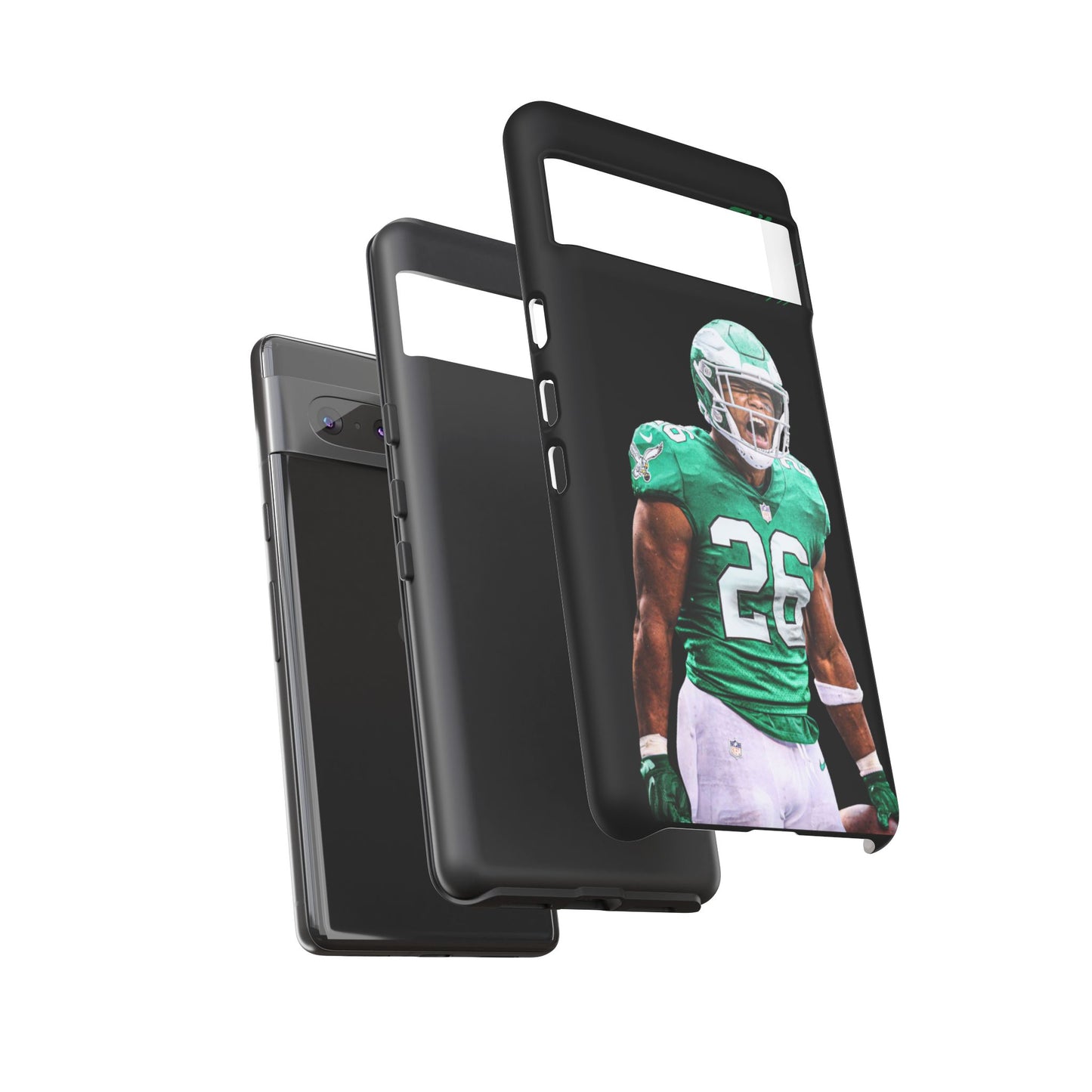 Philadelphia Eagles Saquon Barkley # 26 cell Phone case, iPhone case, nfl cell phone case, Eagles (Black case) Fly Eagles Fly!!