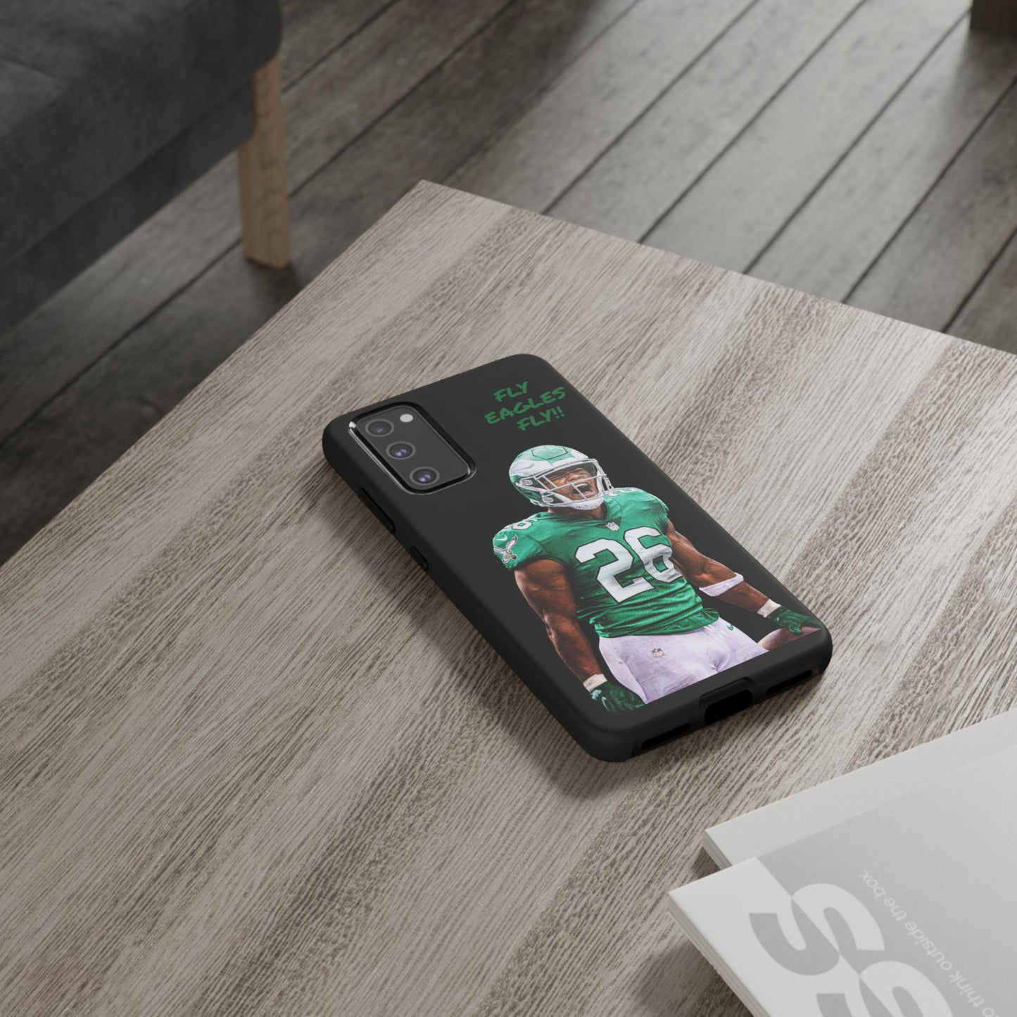 Philadelphia Eagles Saquon Barkley # 26 cell Phone case, iPhone case, nfl cell phone case, Eagles (Black case) Fly Eagles Fly!!