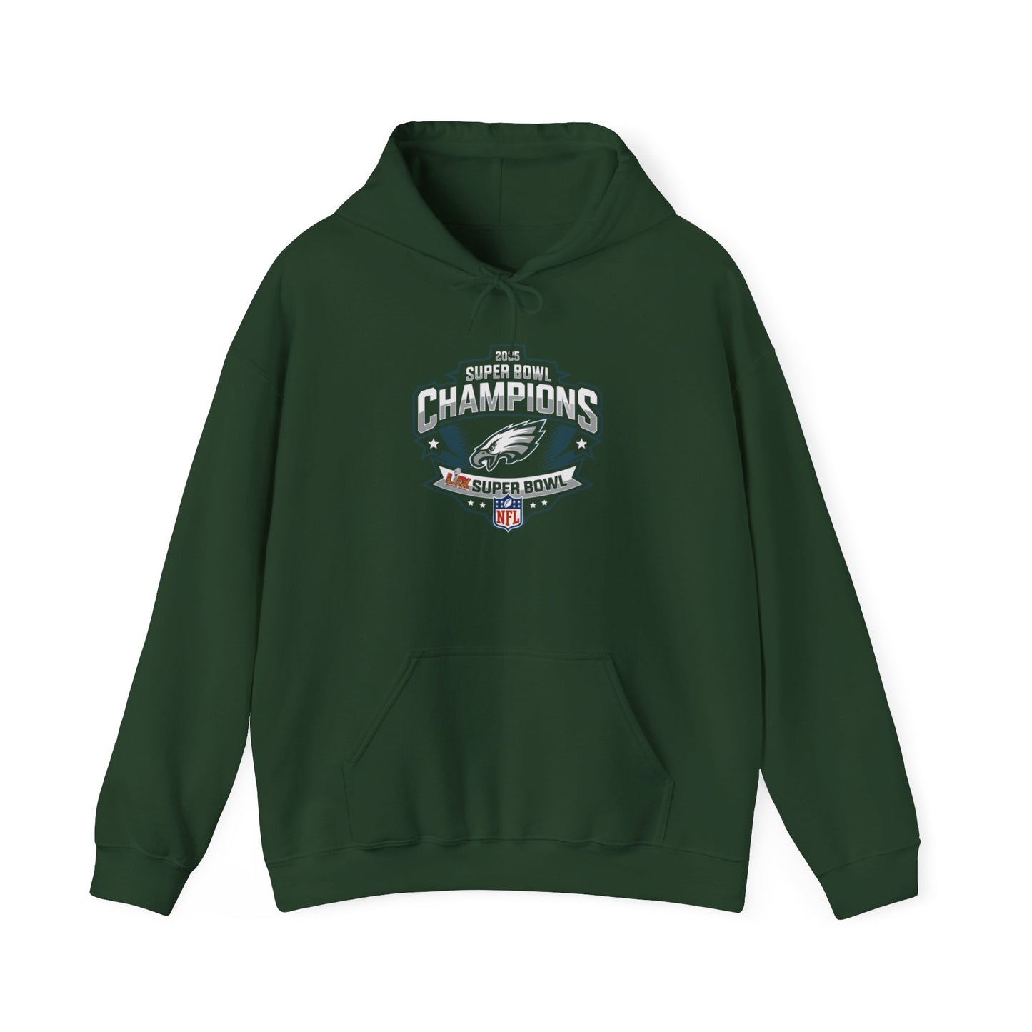 2025 LIX Super Bowl Champions Eagles SWEATSHIRT Gift  S-5XL Hooded Sweatshirt