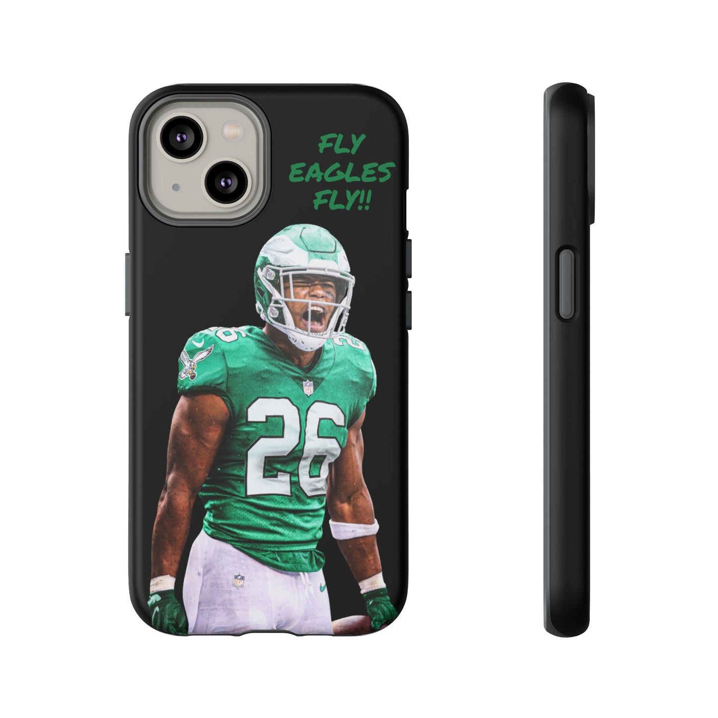 Philadelphia Eagles Saquon Barkley # 26 cell Phone case, iPhone case, nfl cell phone case, Eagles (Black case) Fly Eagles Fly!!