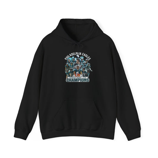 Philadelphia Super Bowl LIX Champions Hooded Sweatshirt Gift For Fans