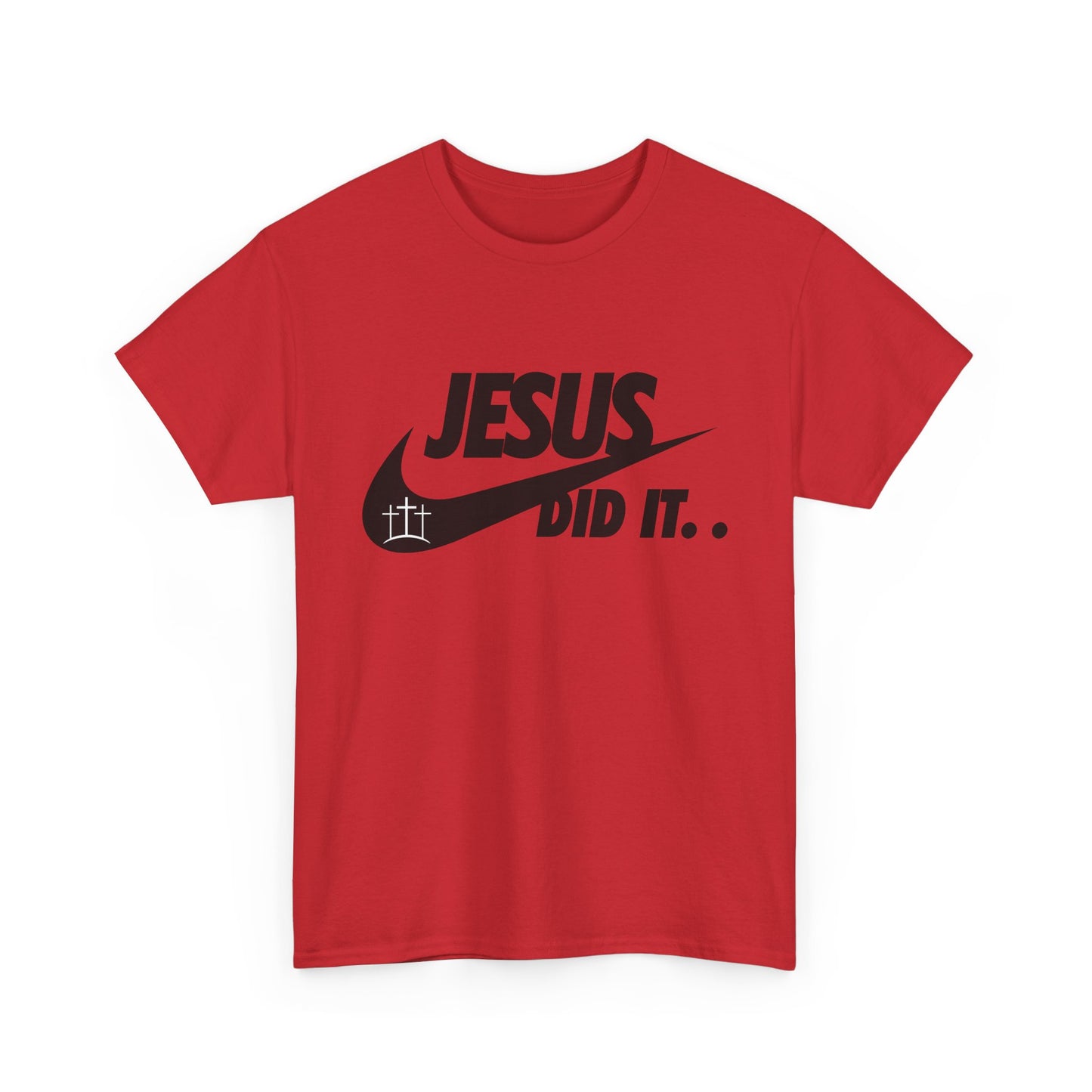 Jesus Did it t-shirt Christian tee Basketball t-shirt Unisex Heavy Cotton Tee