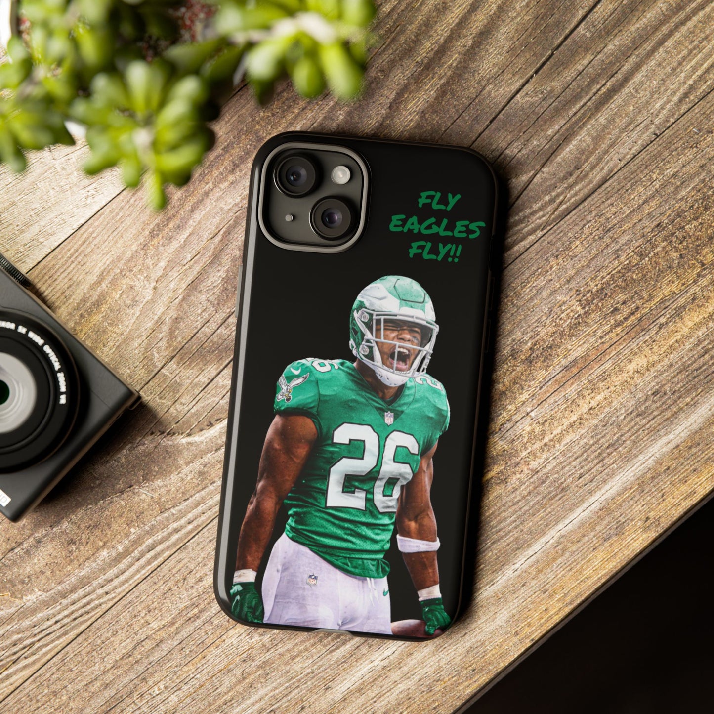 Philadelphia Eagles Saquon Barkley # 26 cell Phone case, iPhone case, nfl cell phone case, Eagles (Black case) Fly Eagles Fly!!