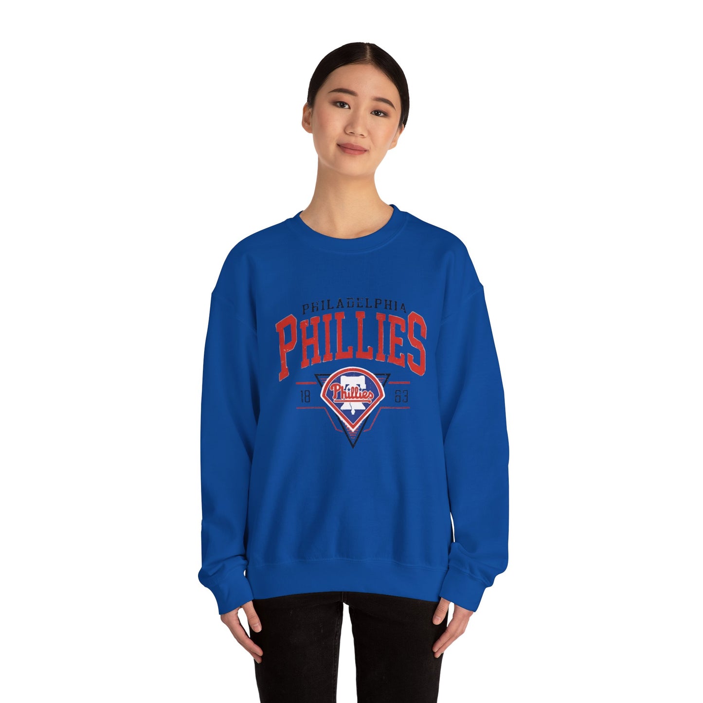 Custom Vintage MLB 90s  Philadelphia Phillies sweatshirt