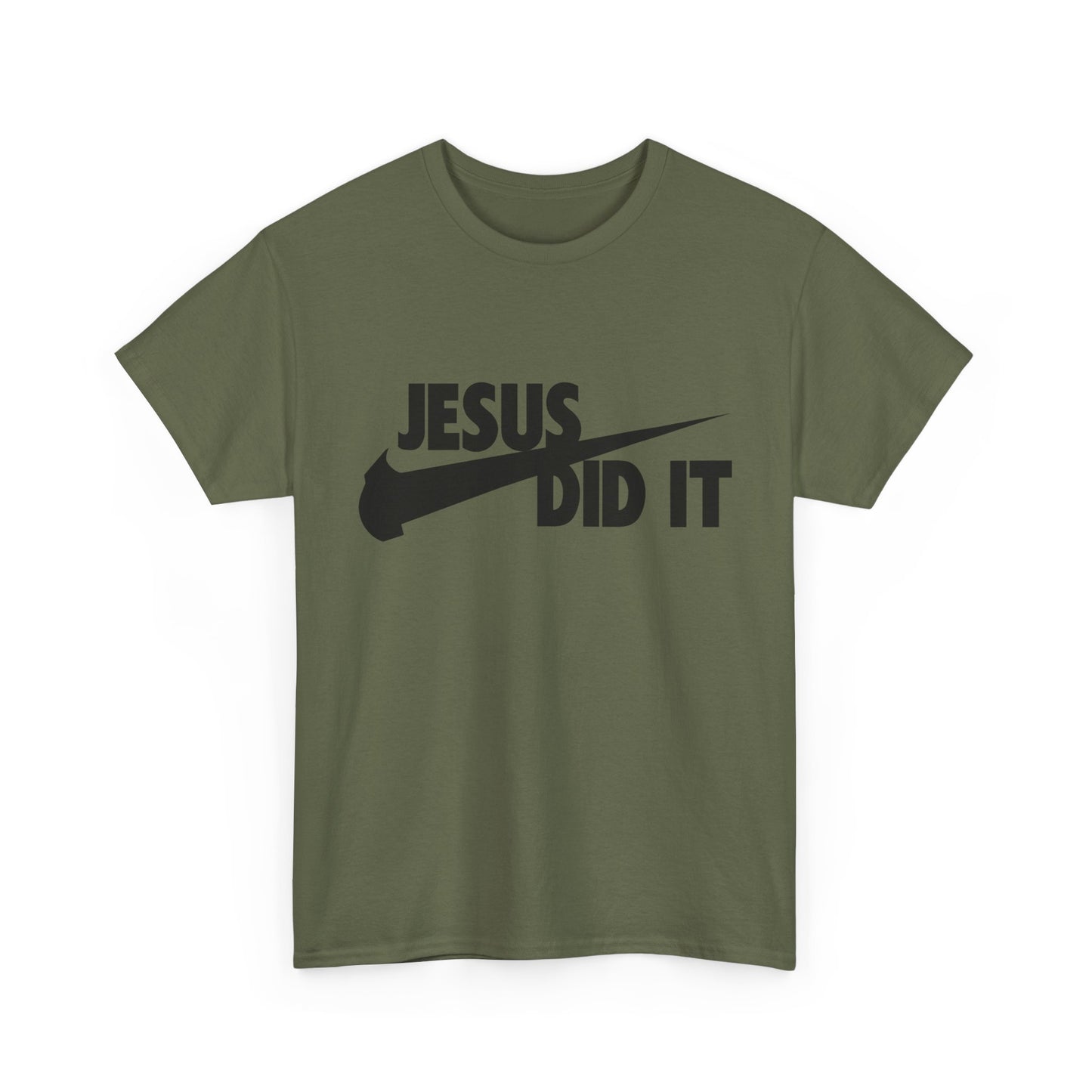 men's Christian t-shirt Jesus did it basketball Unisex Heavy Cotton Tee