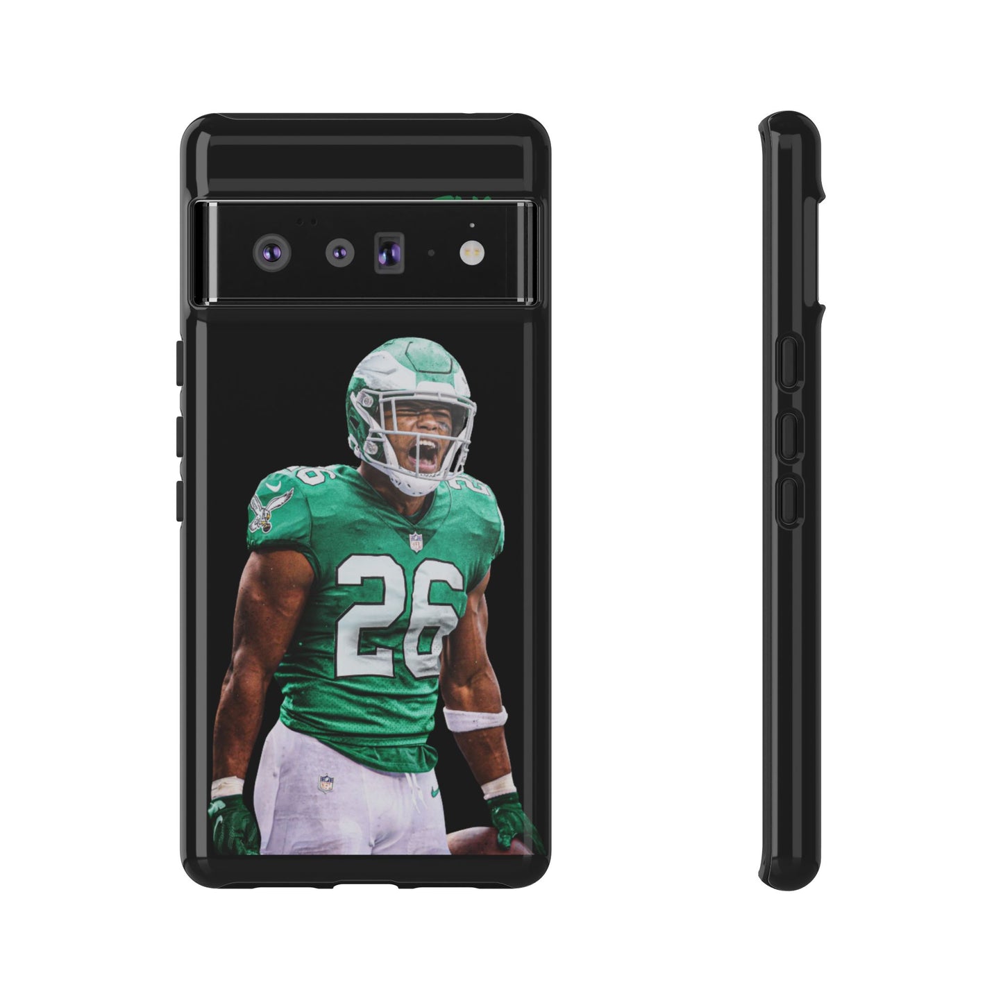 Philadelphia Eagles Saquon Barkley # 26 cell Phone case, iPhone case, nfl cell phone case, Eagles (Black case) Fly Eagles Fly!!