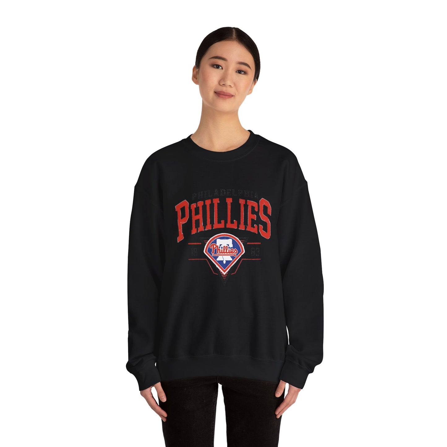 Custom Vintage MLB 90s  Philadelphia Phillies sweatshirt