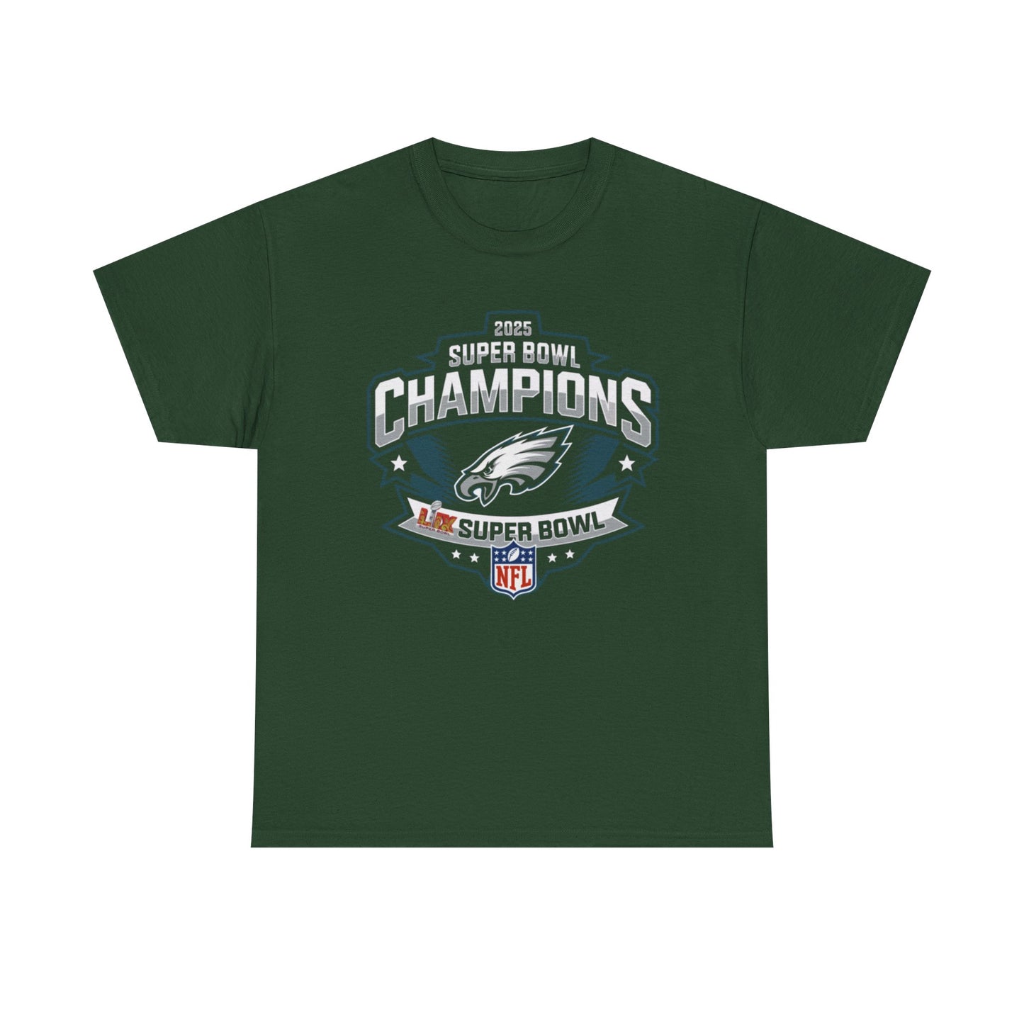 2025 LIX Super Bowl Champions Eagles t- shirt Gift For Fans S-5XL