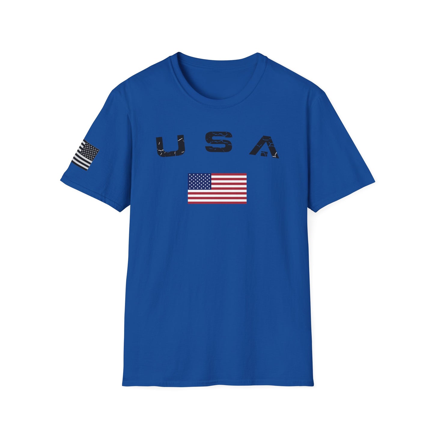 Men's USA Flag T-Shirt American Patriotic Shirt S - 3XL